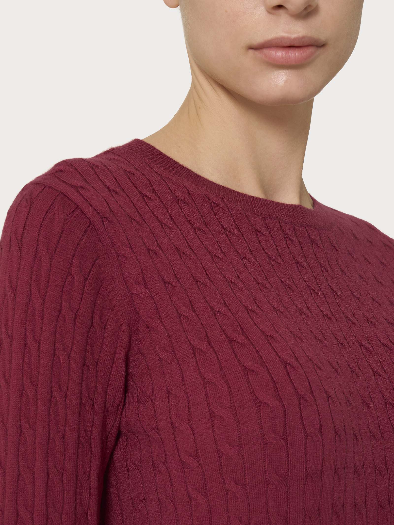 Ragno Super Soft maglia girocollo viscosa tibetan red