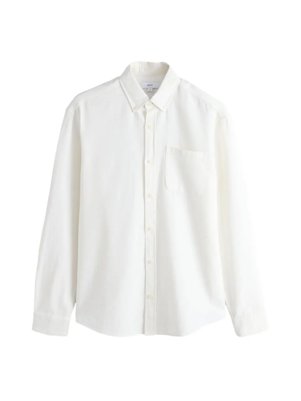 Next camicia uomo maniche lunghe lino cotone XXL