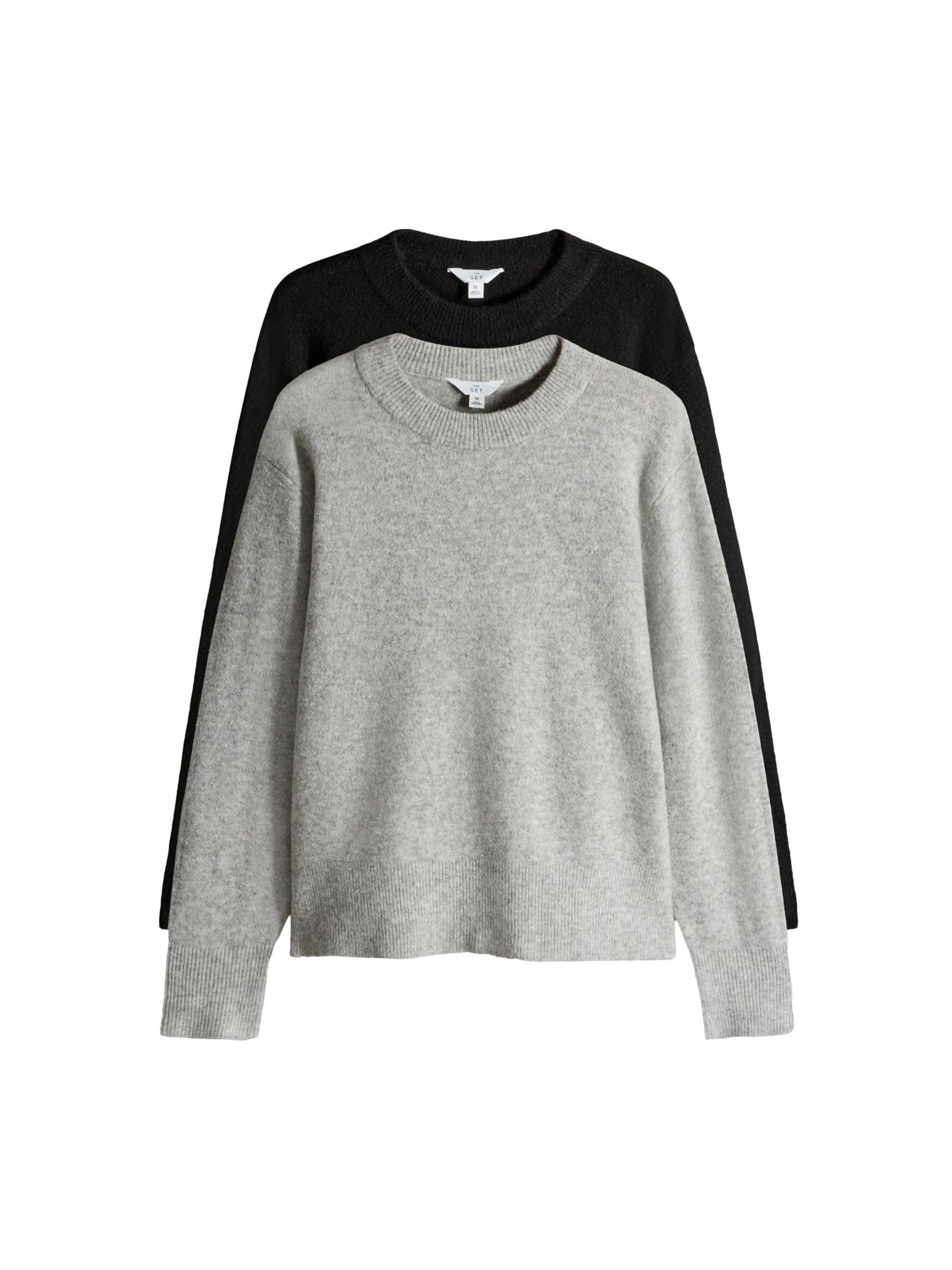 Geo Next The Set Maglione Lana Girocollo 2 Pezzi