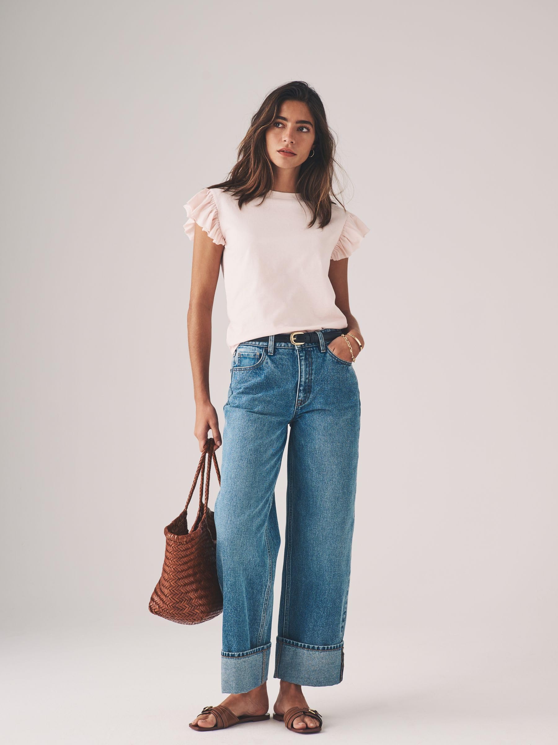 The Set magliette donna maniche corte pack 4 volant