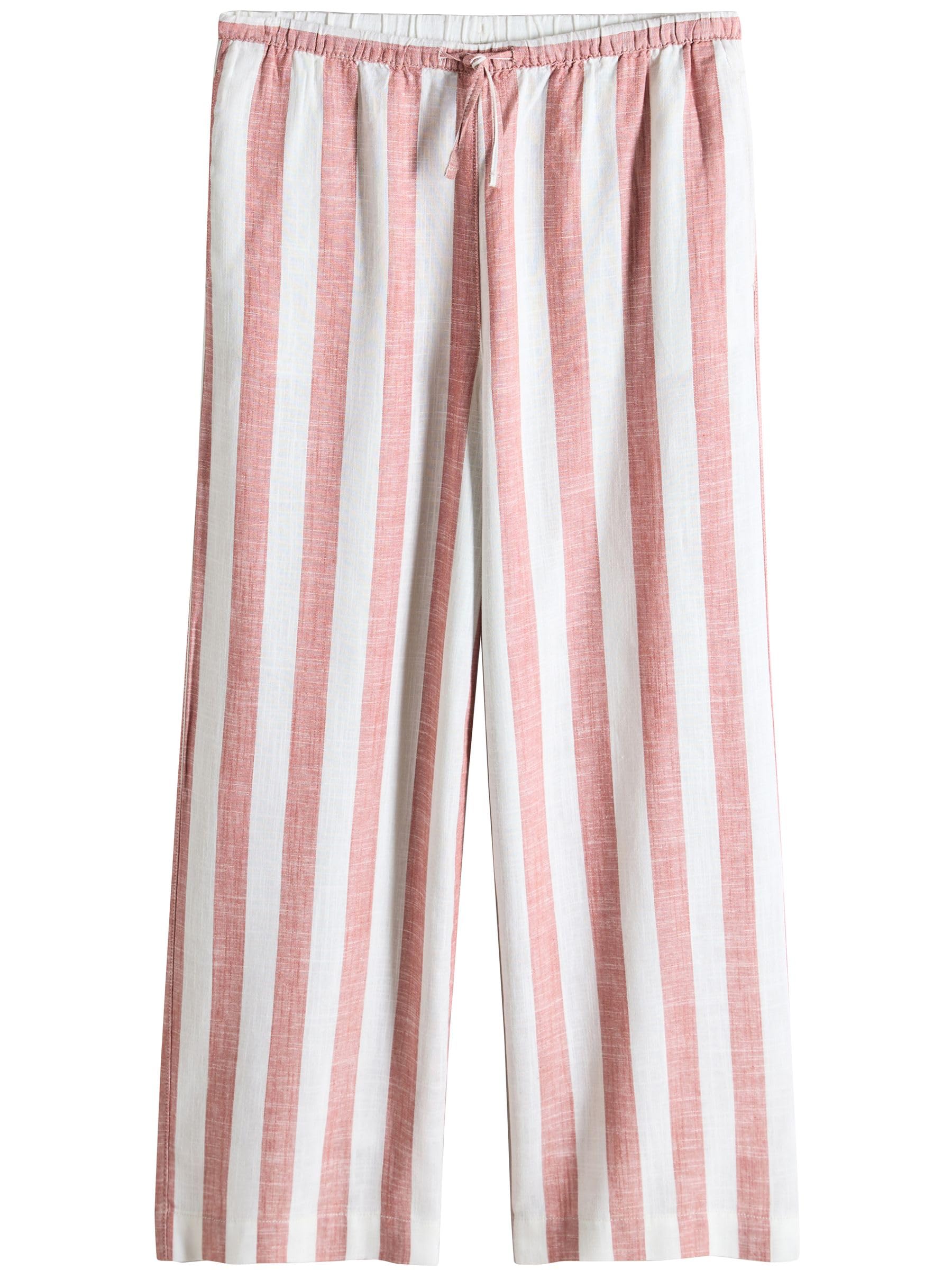 Geo Next The Set pantaloni donna gamba larga lino 3 pezzi