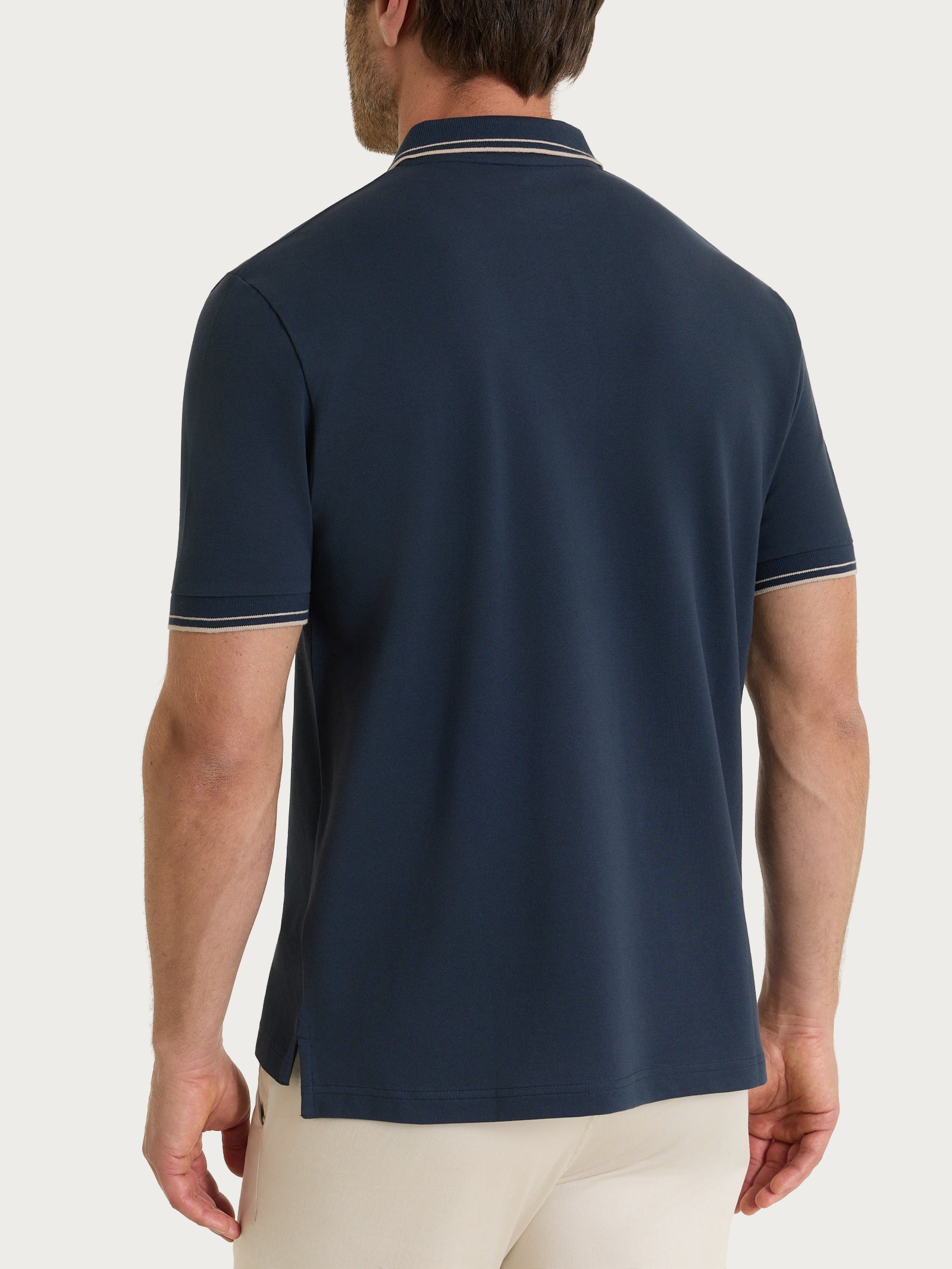 Ragno Eco Cotton Polo uomo piquet stretch Fant. Outer Space