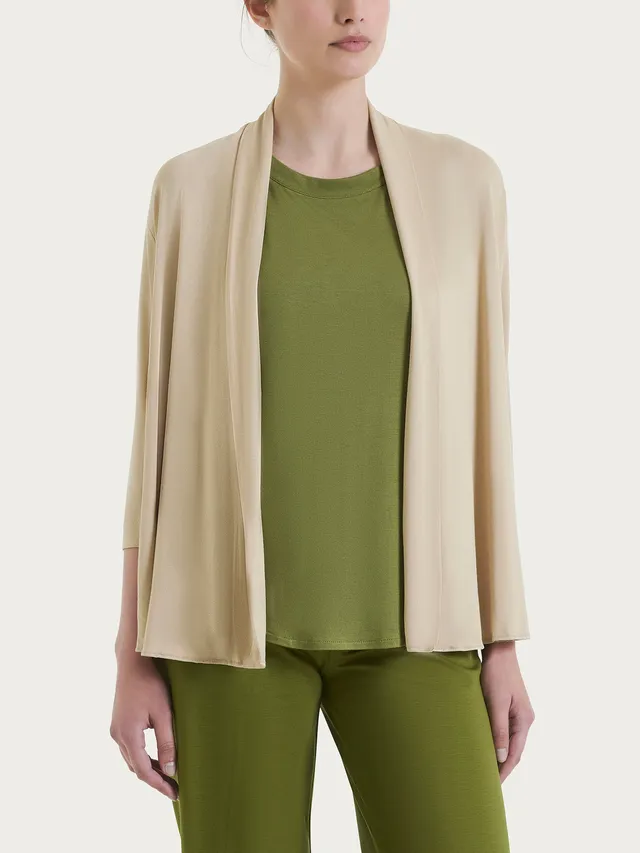 Ragno Relaxed Wardrobe Cardigan Corto Irish Cream viscosa