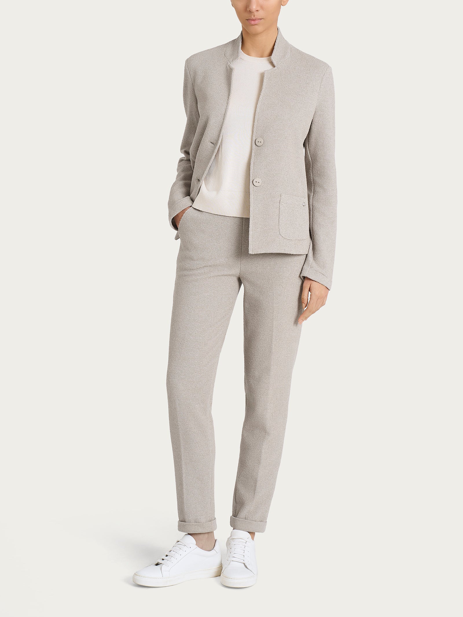Ragno Relaxed Wardrobe blazer corto giacca String Mel calda