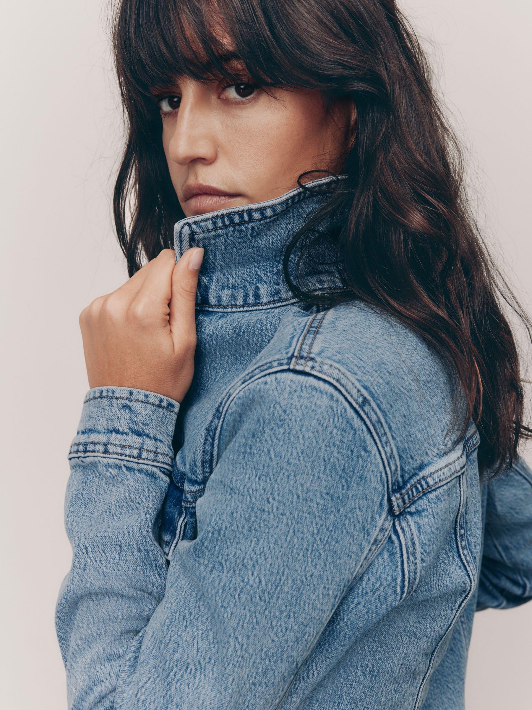 Next giacca denim aderente donna taglia 42 cotone