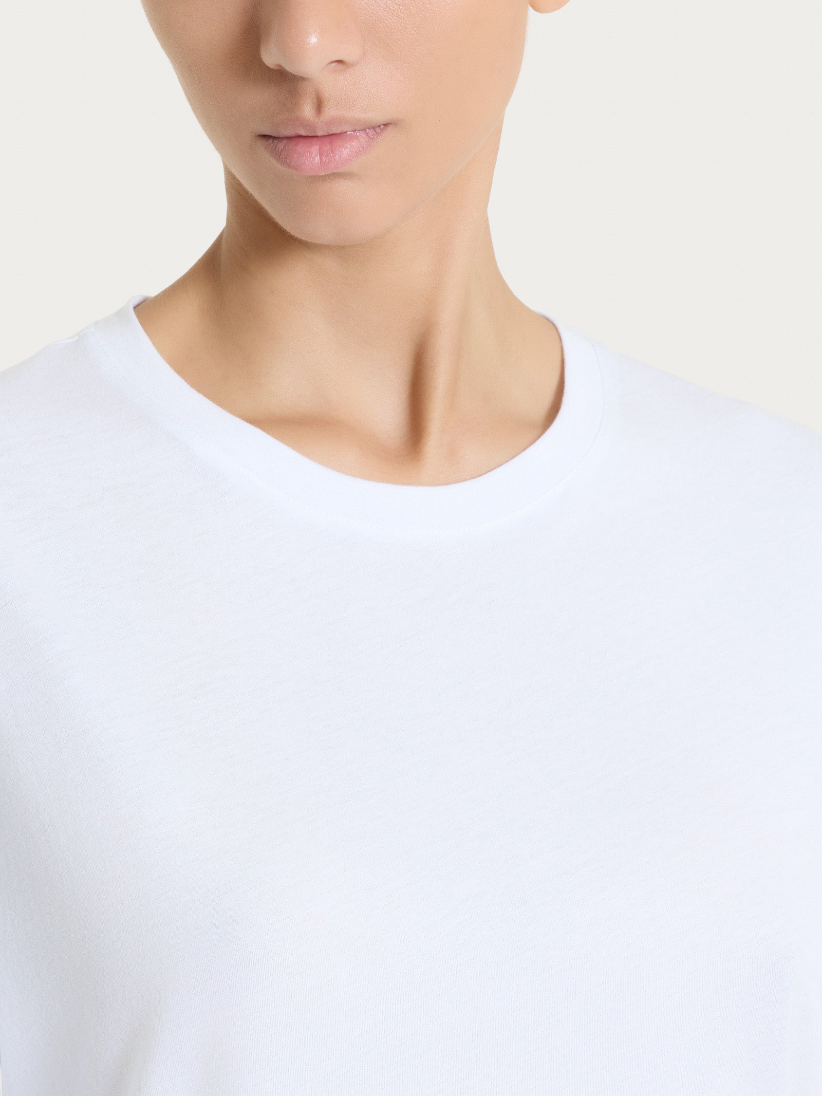 Ragno Ultralight maglietta boxy donna bianco cotone