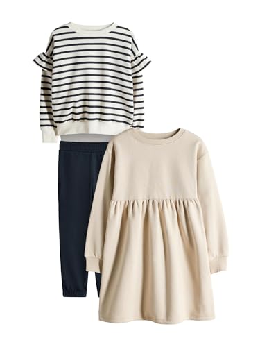 Next The Set completo bambina abito felpa confezione 3