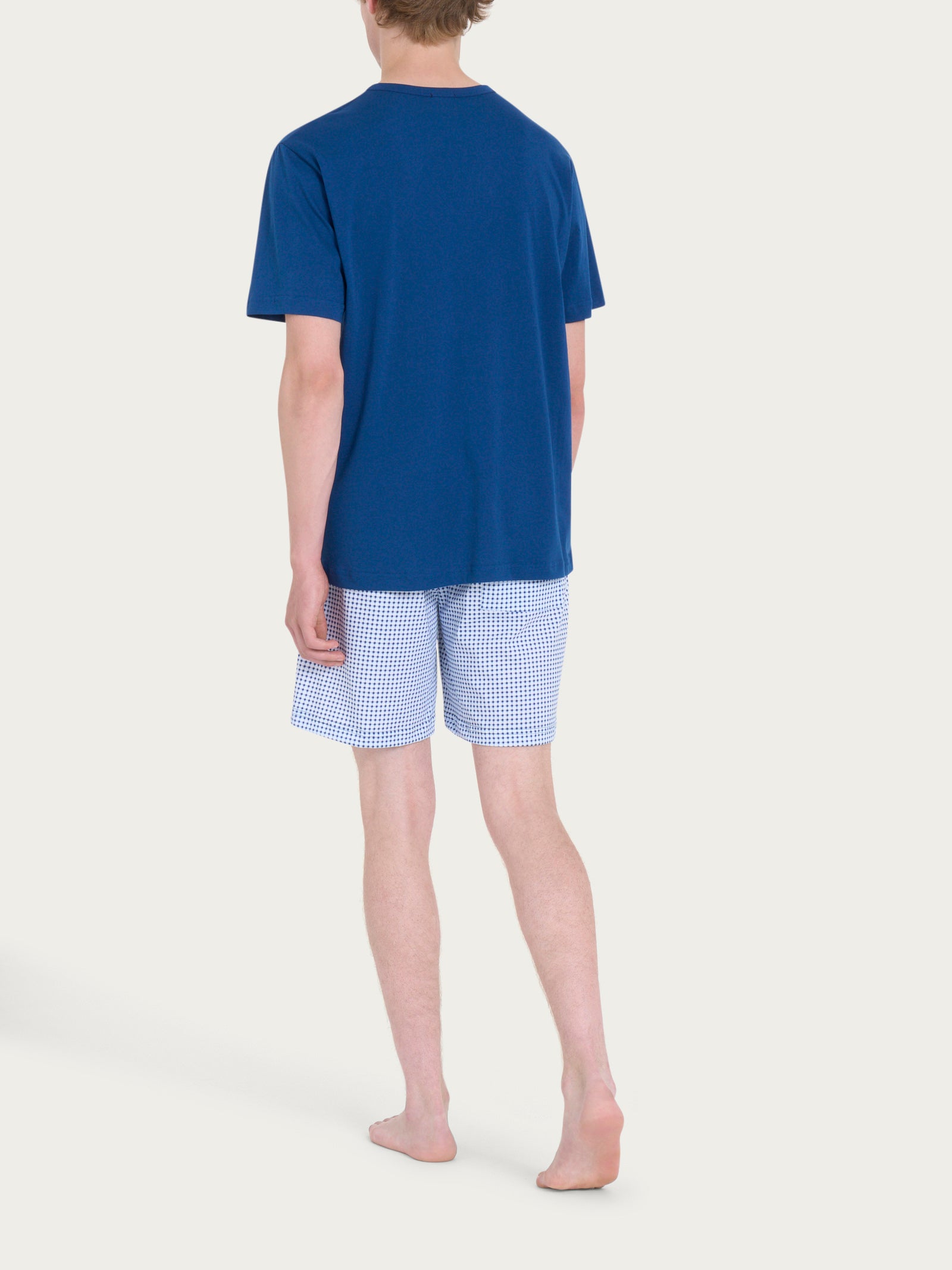 Ragno Jersey Cotone pigiama corto Navy Peony