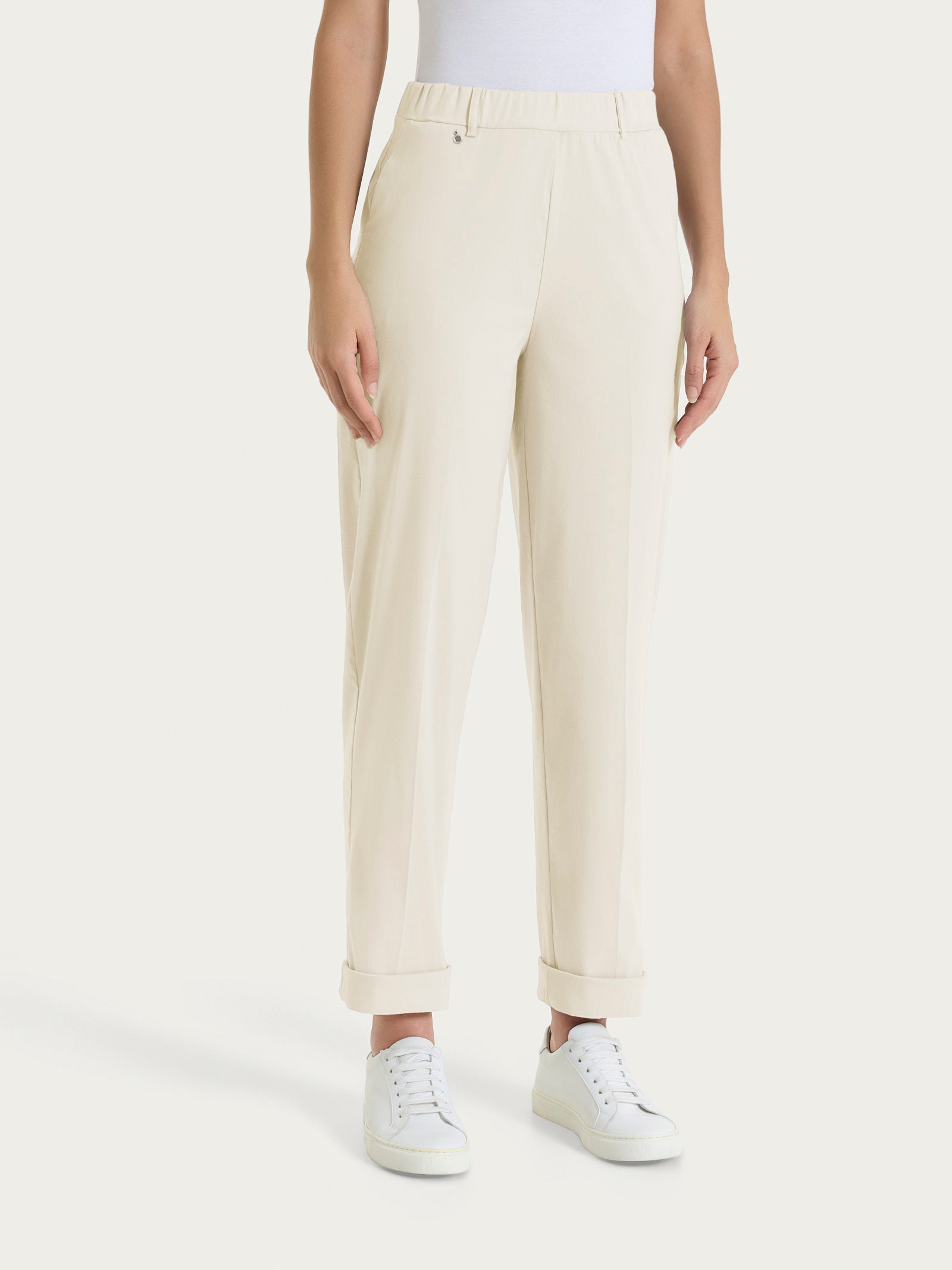 Ragno Super Fresh pantalone carota grigio tapered