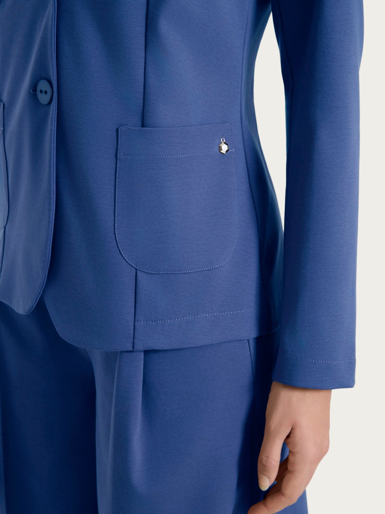 Ragno Compact Light Blazer Due Bottoni Oceana Cotone