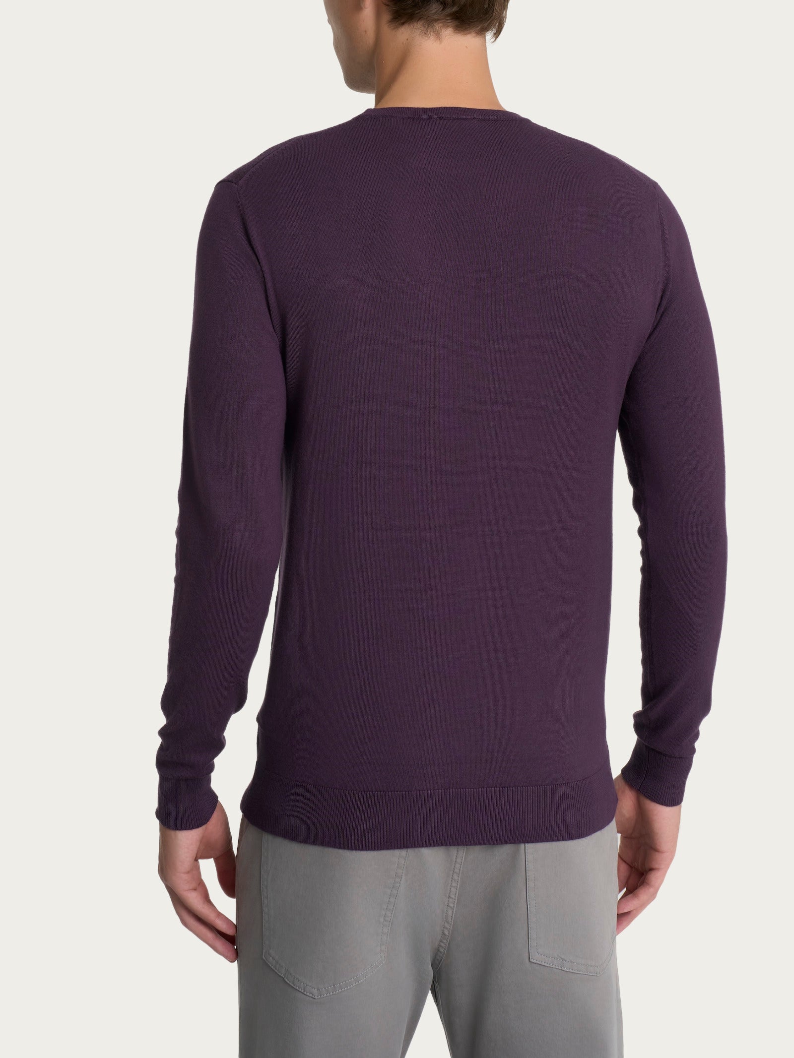 Ragno Four Seasons Pull Girocollo Uomo Sunset Purple Viscosa