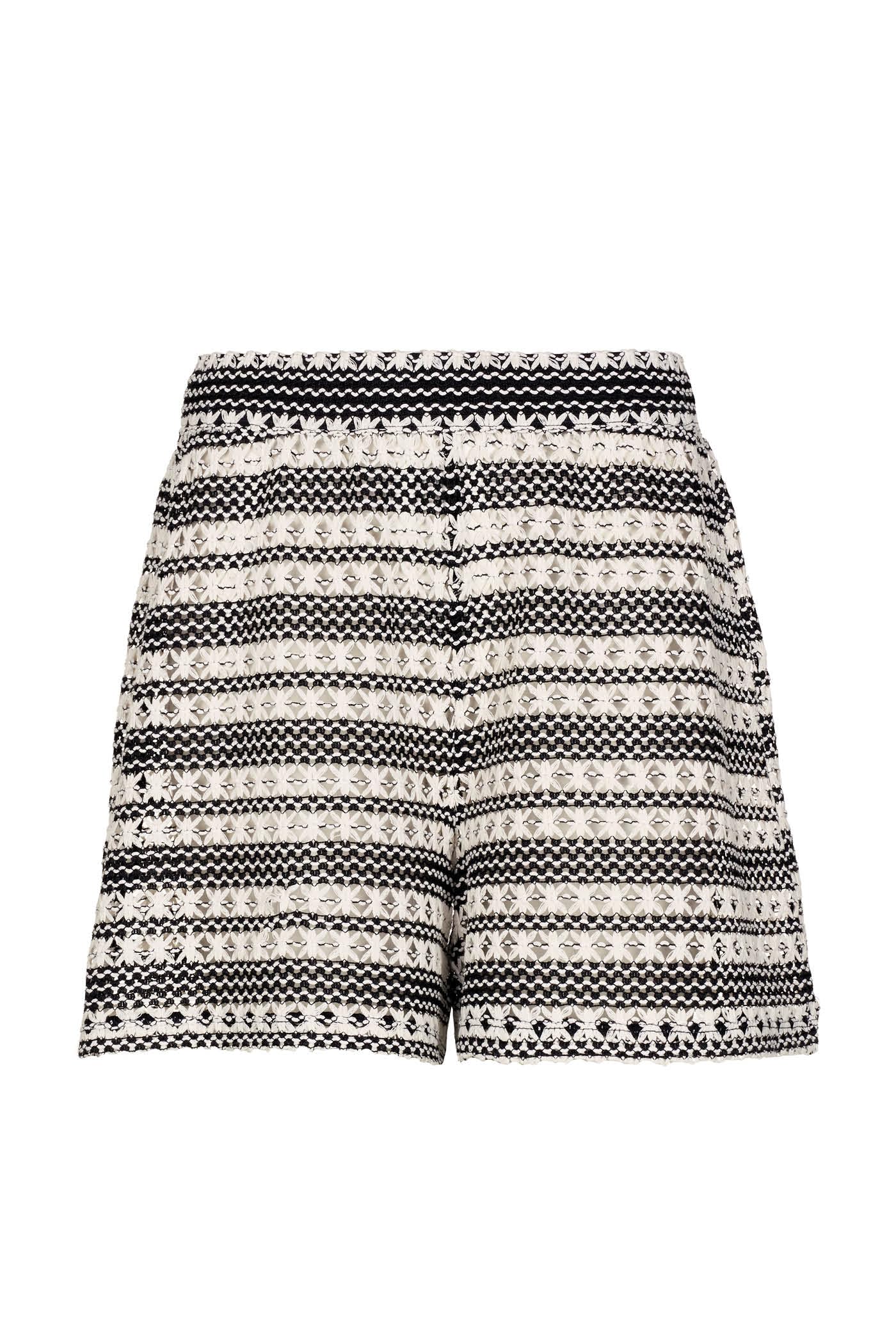 Goldenpoint Allure Shorts Copricostume Rete Geometrica Bicolor