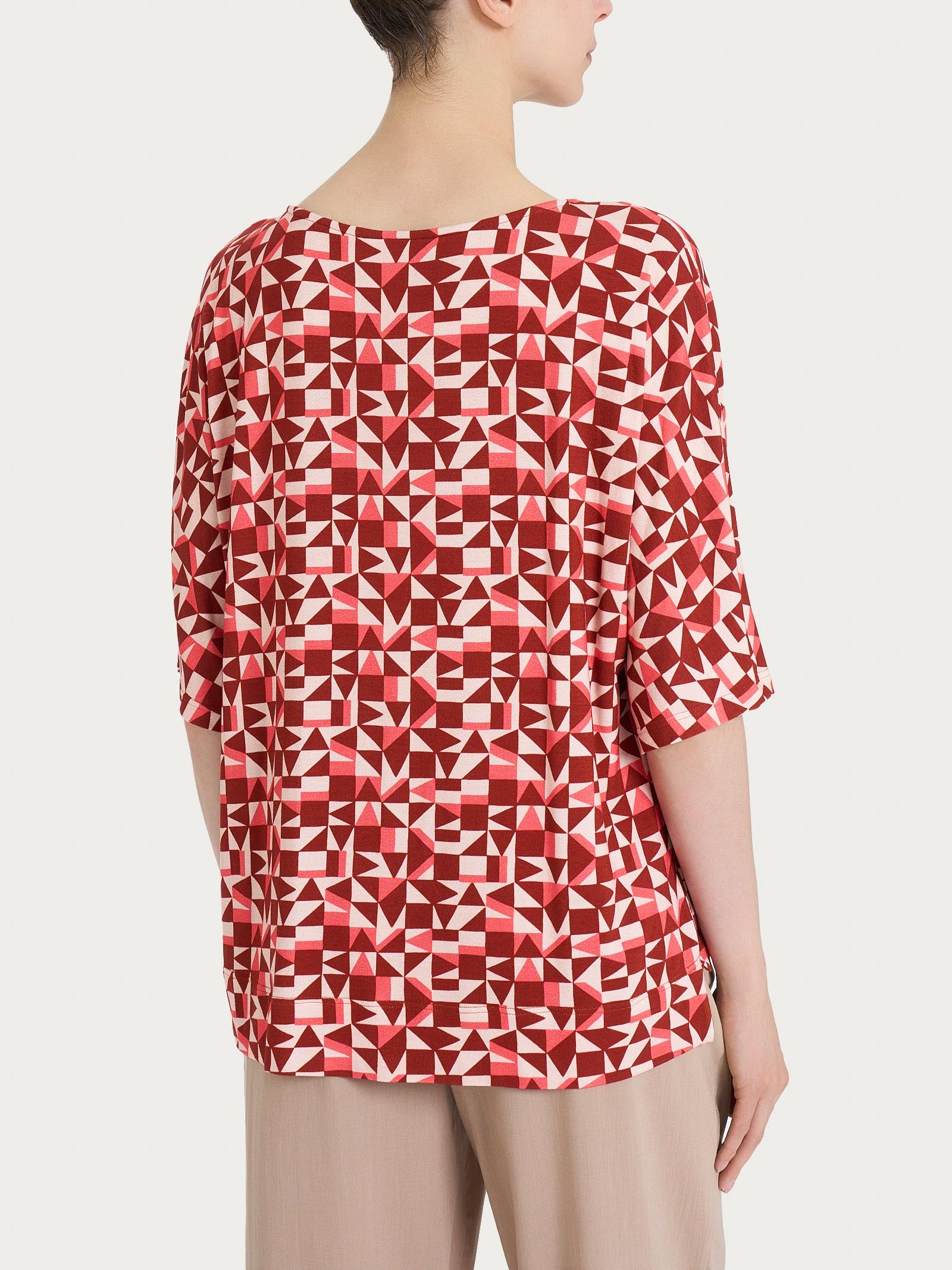 Ragno Viscosa Summer maglia girocollo viscosa fantasia dubarry