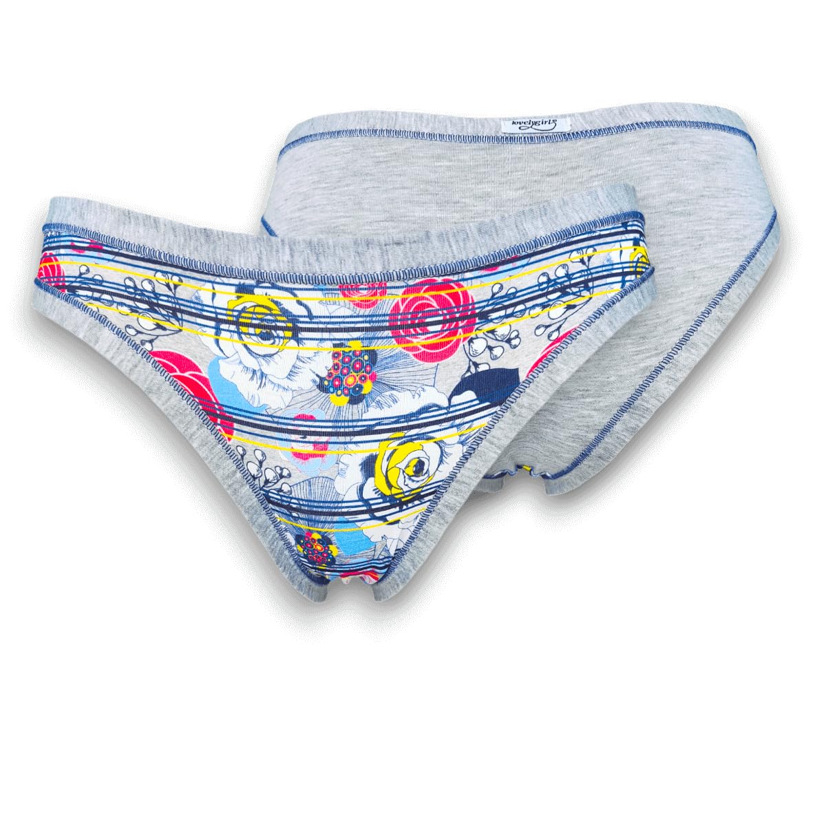 Lady C Emy slip ragazza cotone elasticizzato fantasia