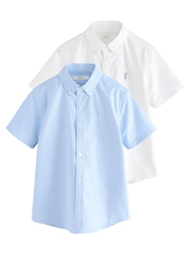Next camicia oxford bambino manica corta 2 pezzi 9 anni