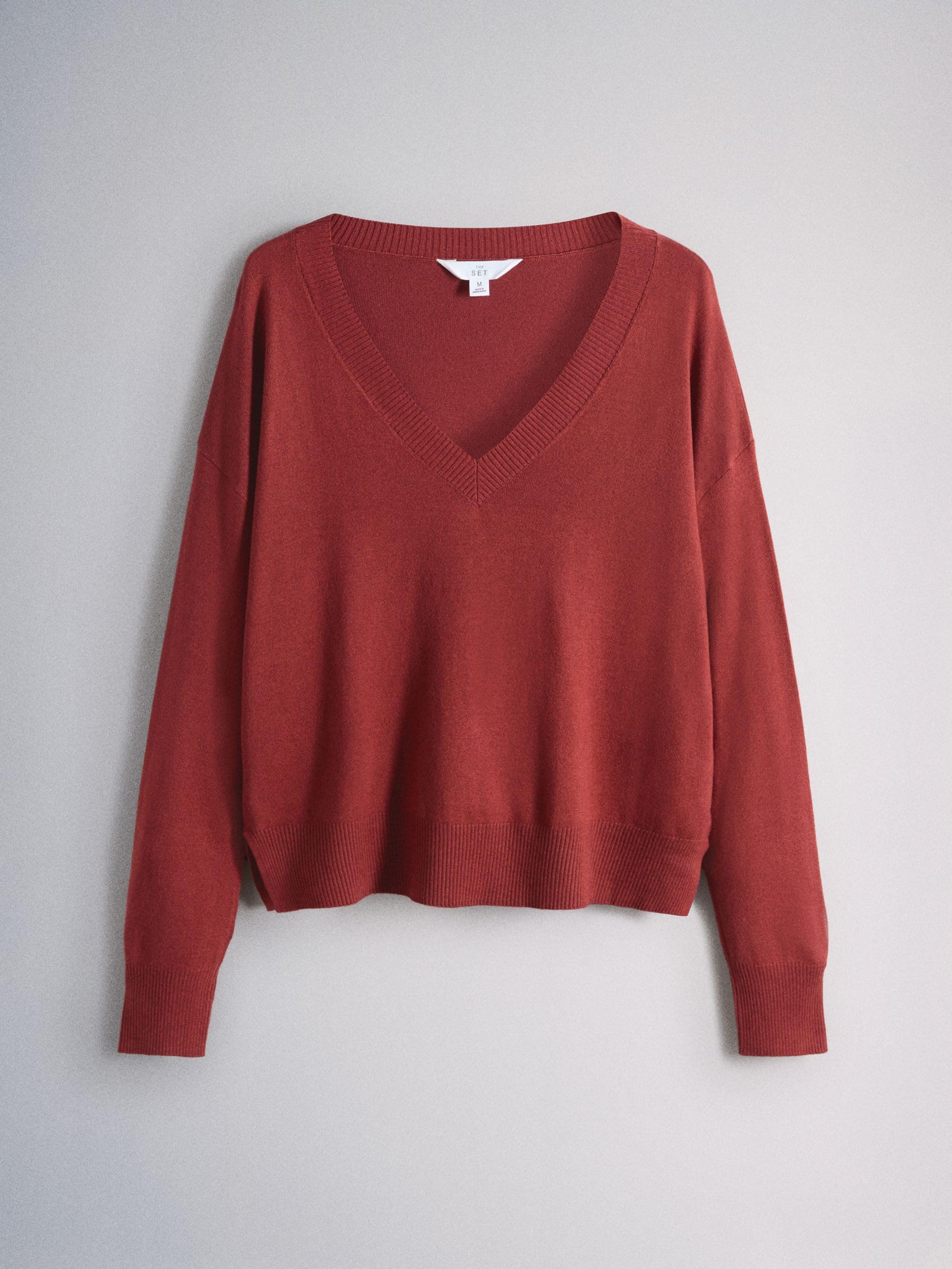 Geo Next The Set Maglione Donna Scollo a V Confezione 4 Pezzi Maglia Fine