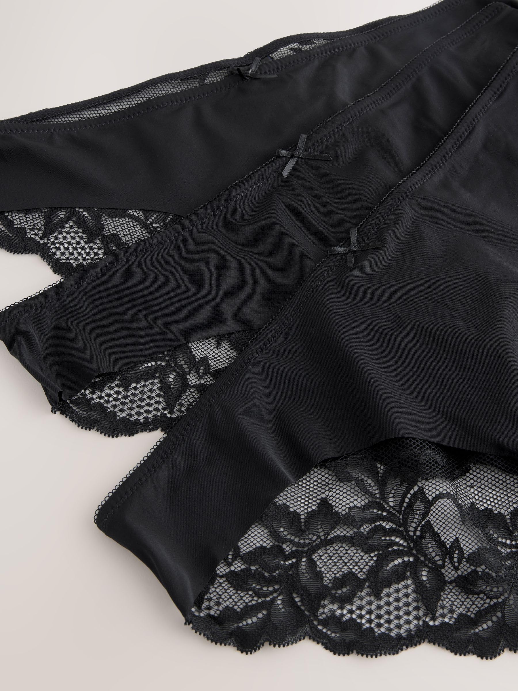 Next brasiliane retro pizzo slip 3 pezzi pizzo non segna