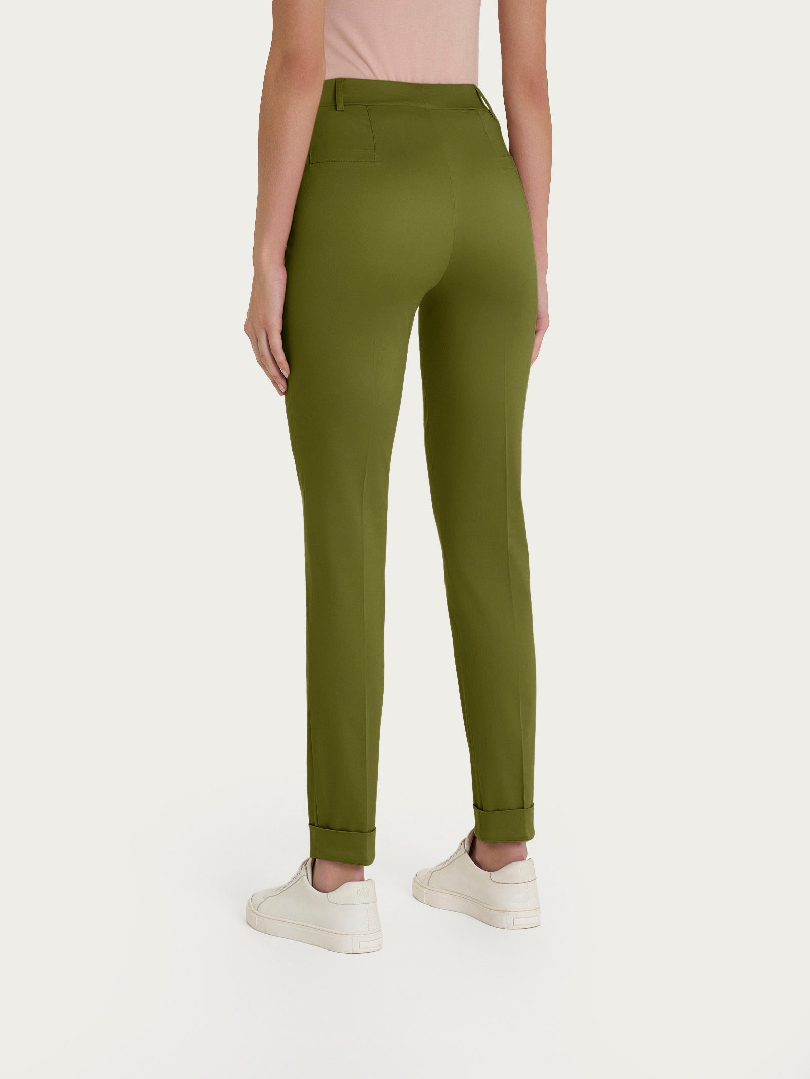 Ragno Satin Power Chino pantalone sphagnum slim