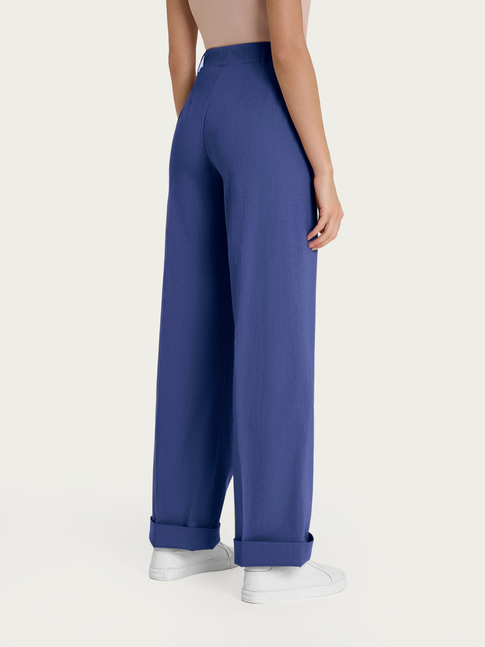 Ragno Super Natural Pantalone Ampio Tasche Blu Skipper