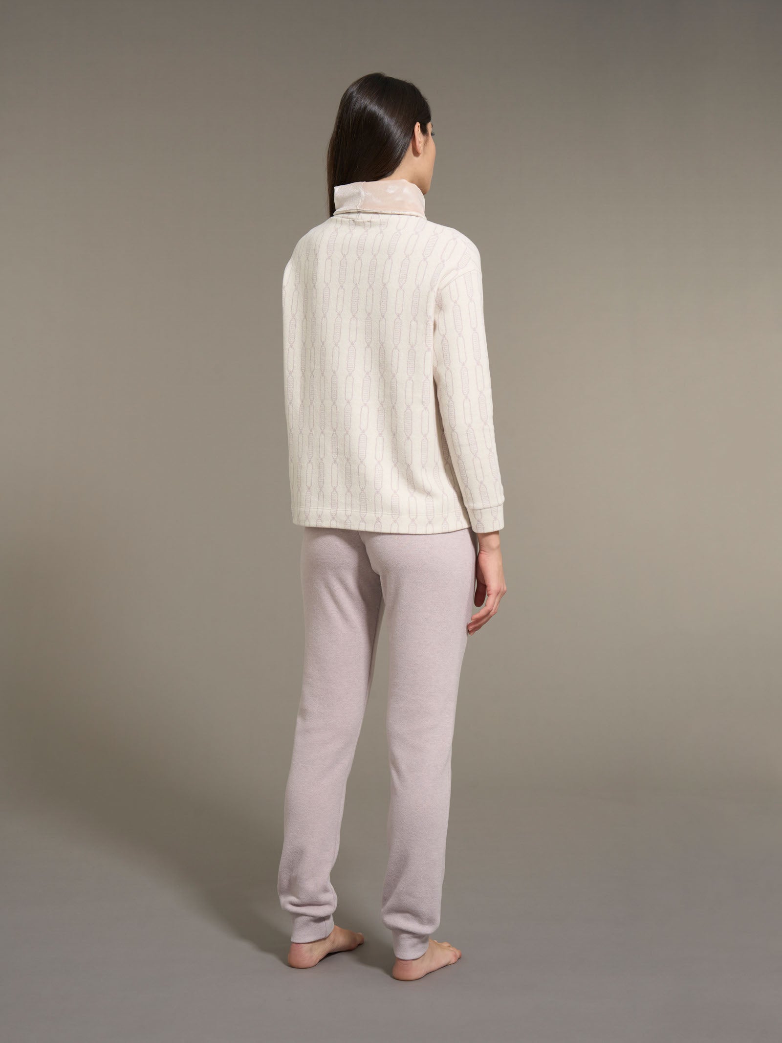 Ragno Cotton Eco Pile pigiama vulcano mirtillo 50+50