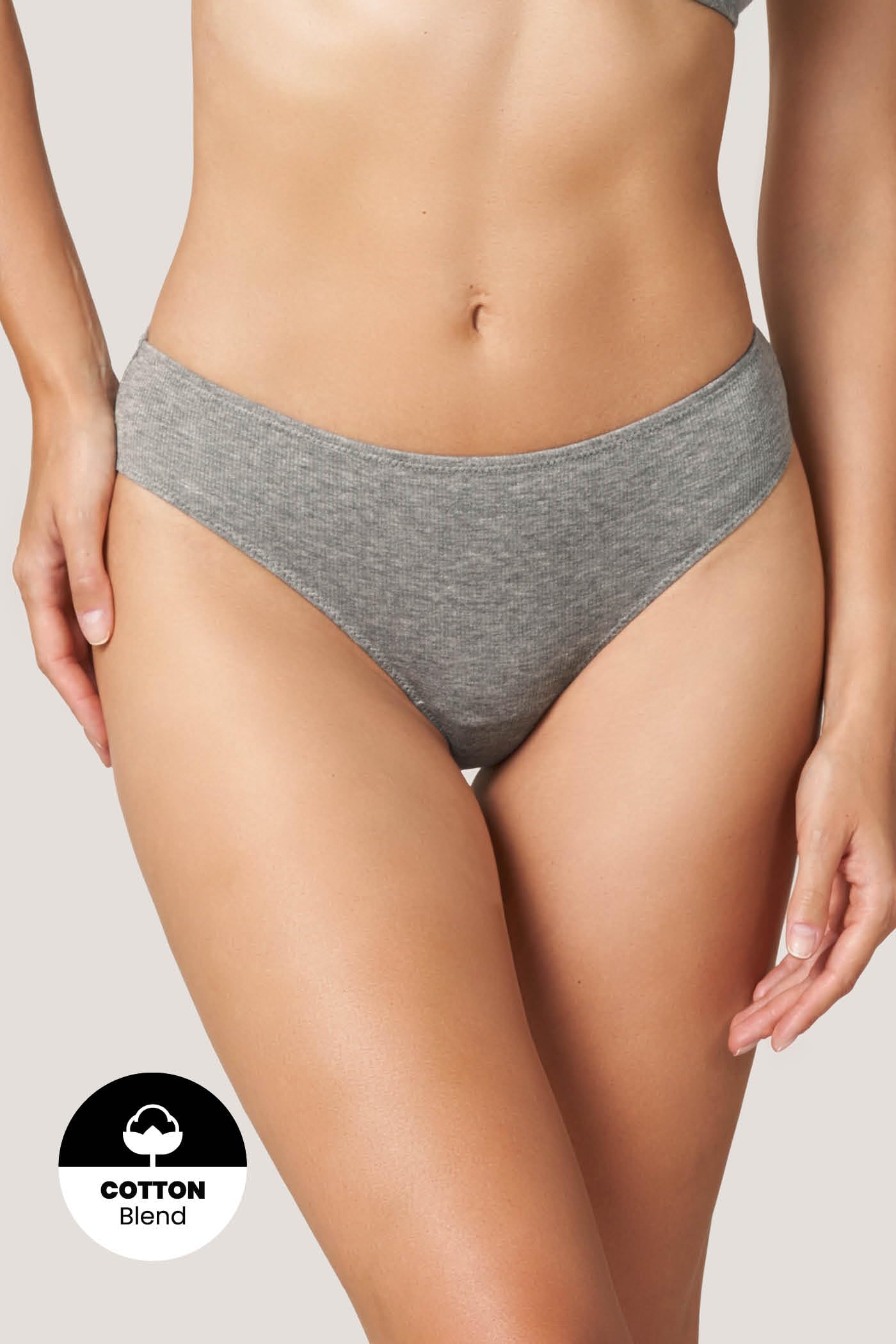 Goldenpoint Slip Fianco Medio a Costina Cotone