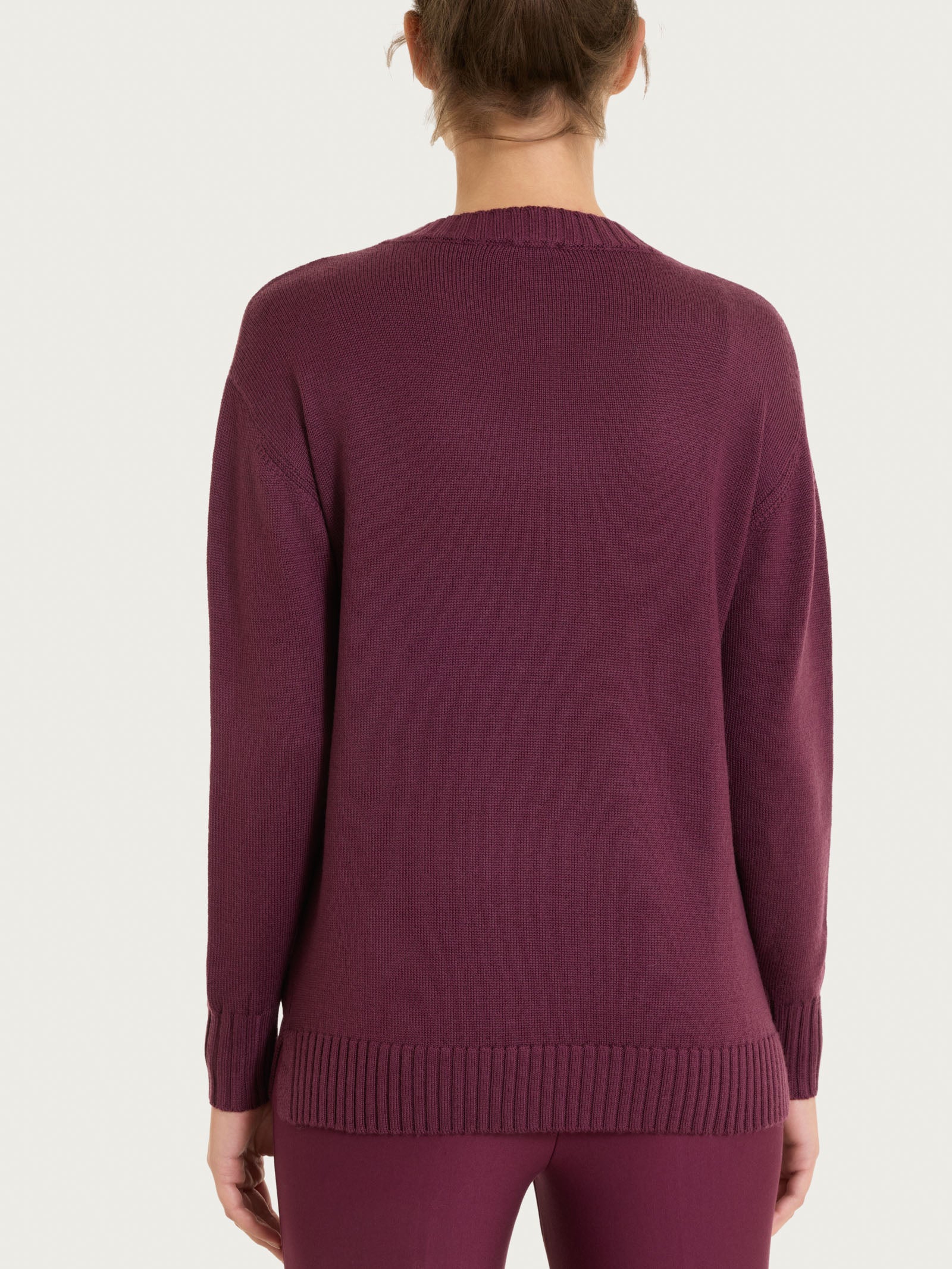 Ragno Merino Soft Maglia Donna Lana Girocollo Fig