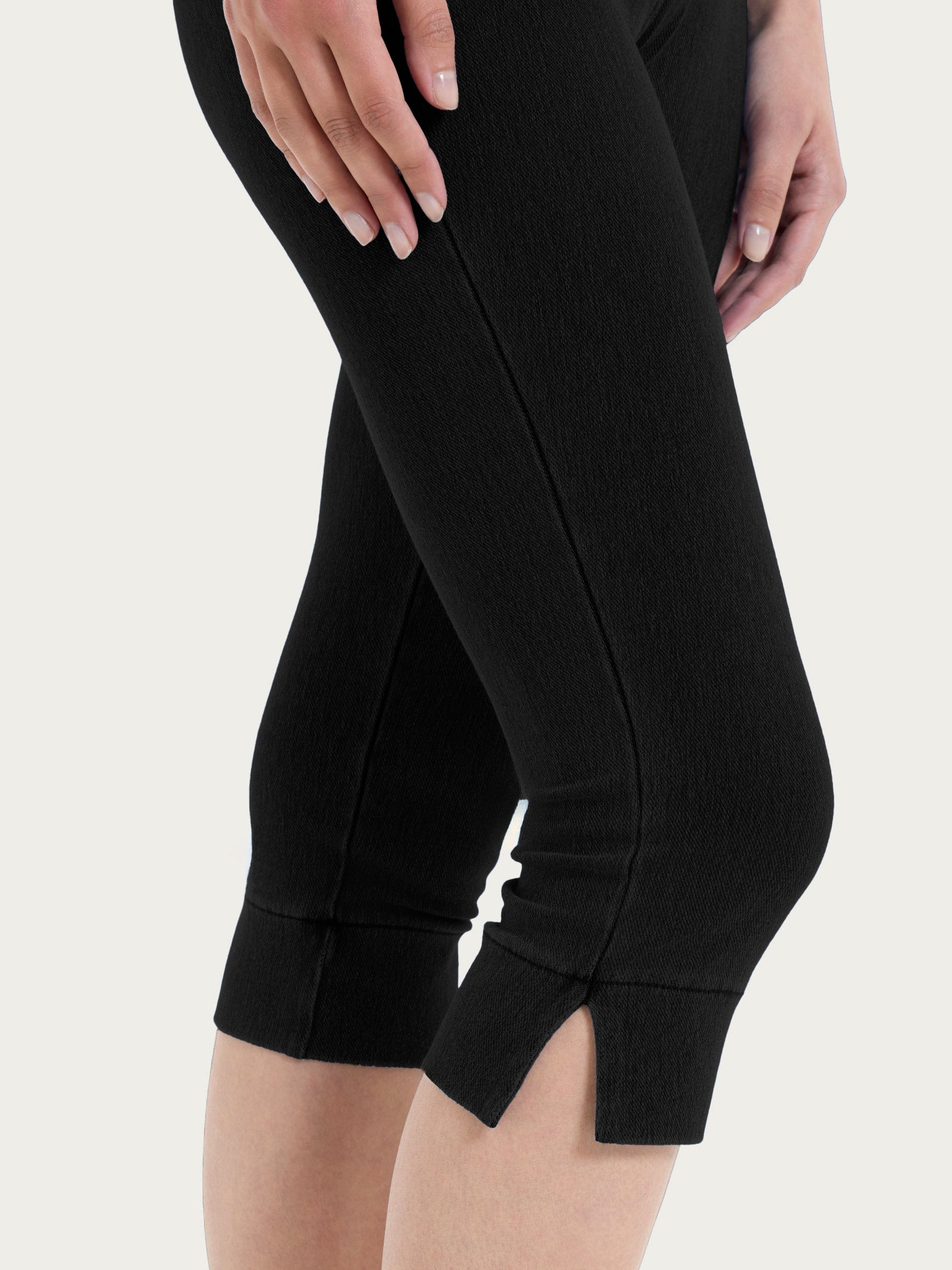 Ragno beYOUtiful leggings pinocchietto Nero denim