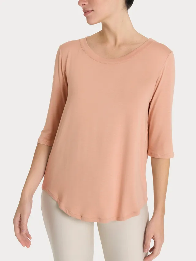 Ragno Viscosa Summer maglietta girocollo Cork manica 3/4