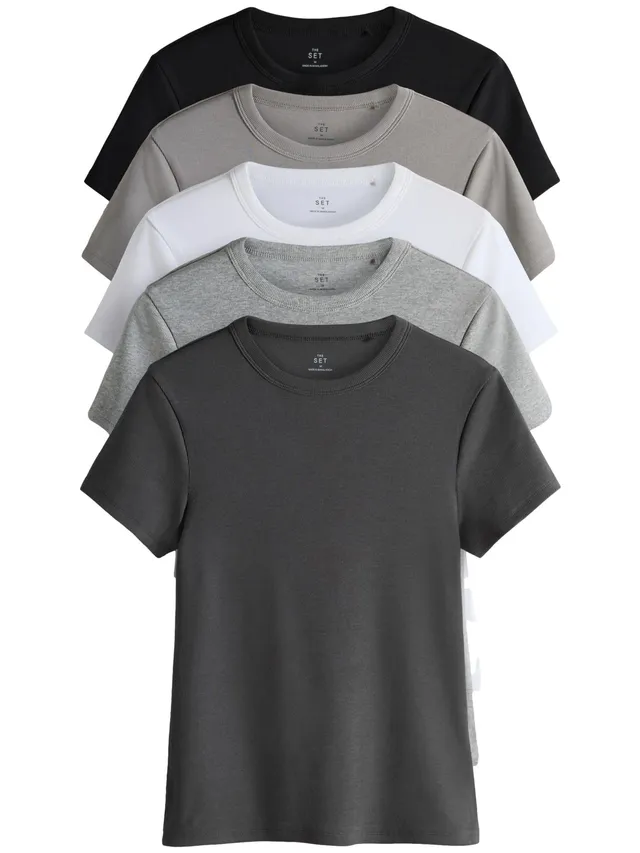 Next The Set 5 T-shirt Costine donna maniche corte
