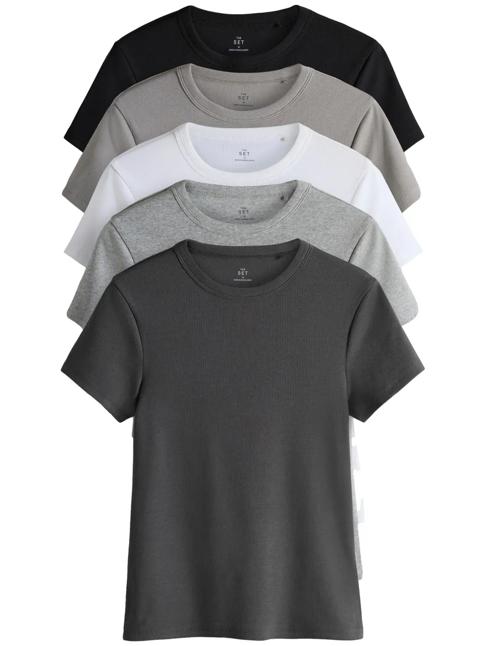Next The Set 5 T-shirt Costine donna maniche corte