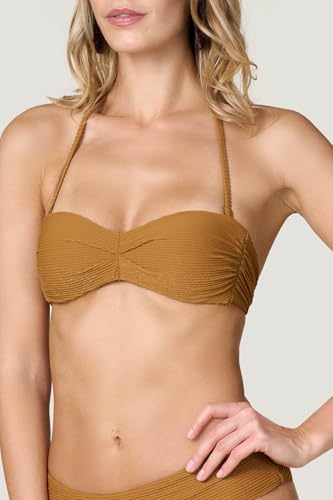 Goldenpoint Costina Lame top bikini fascia con lurex
