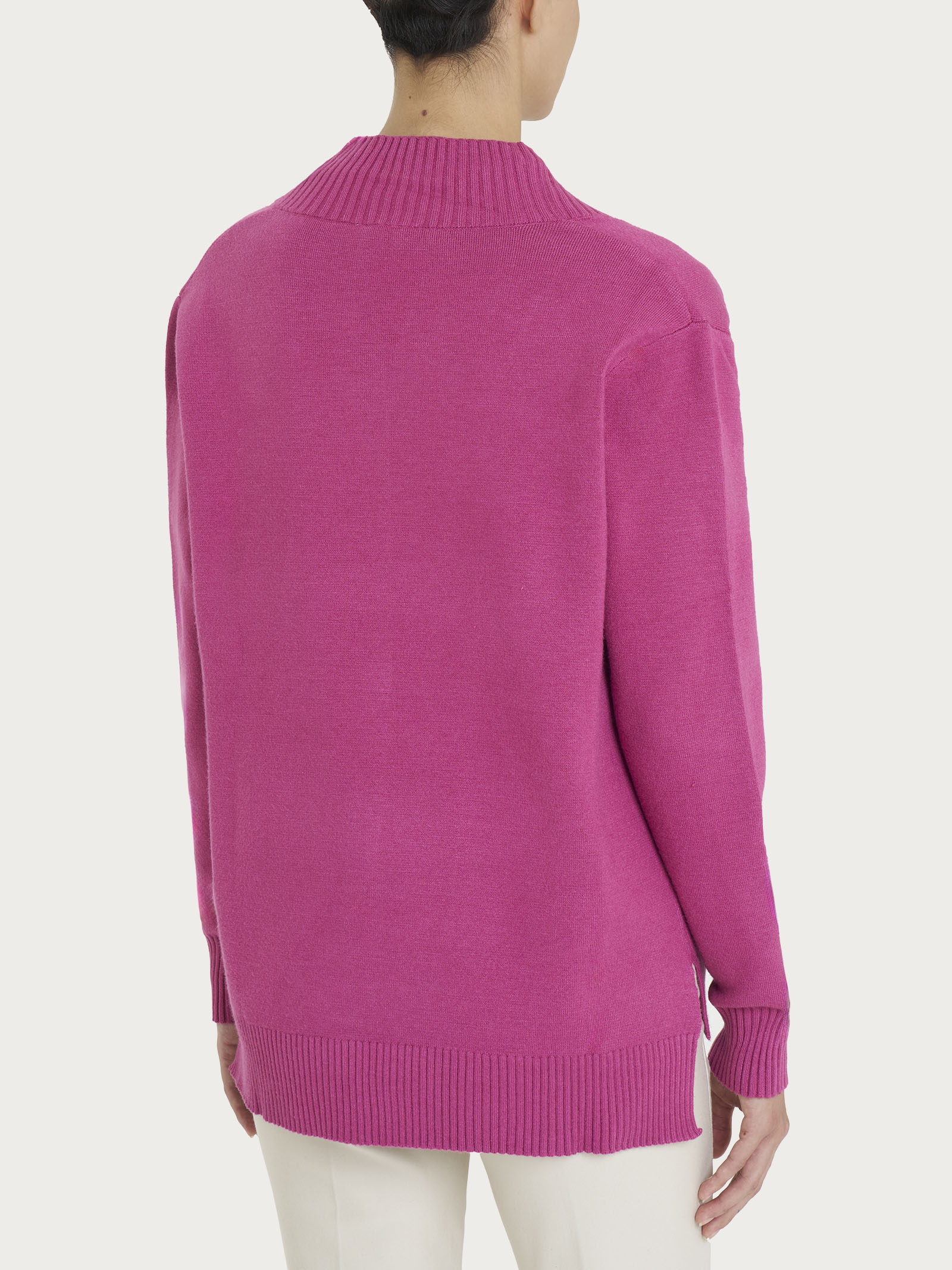 Ragno Four Seasons Cardigan Aperto Super Soft Red Violet