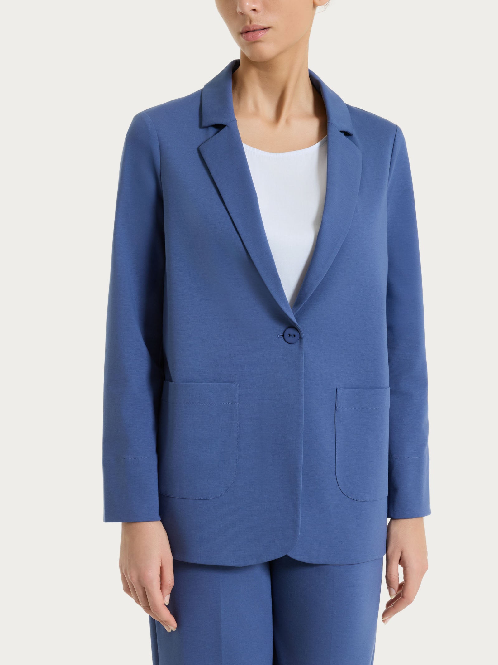 Ragno Compact Light Blazer over blu Oceana elastico