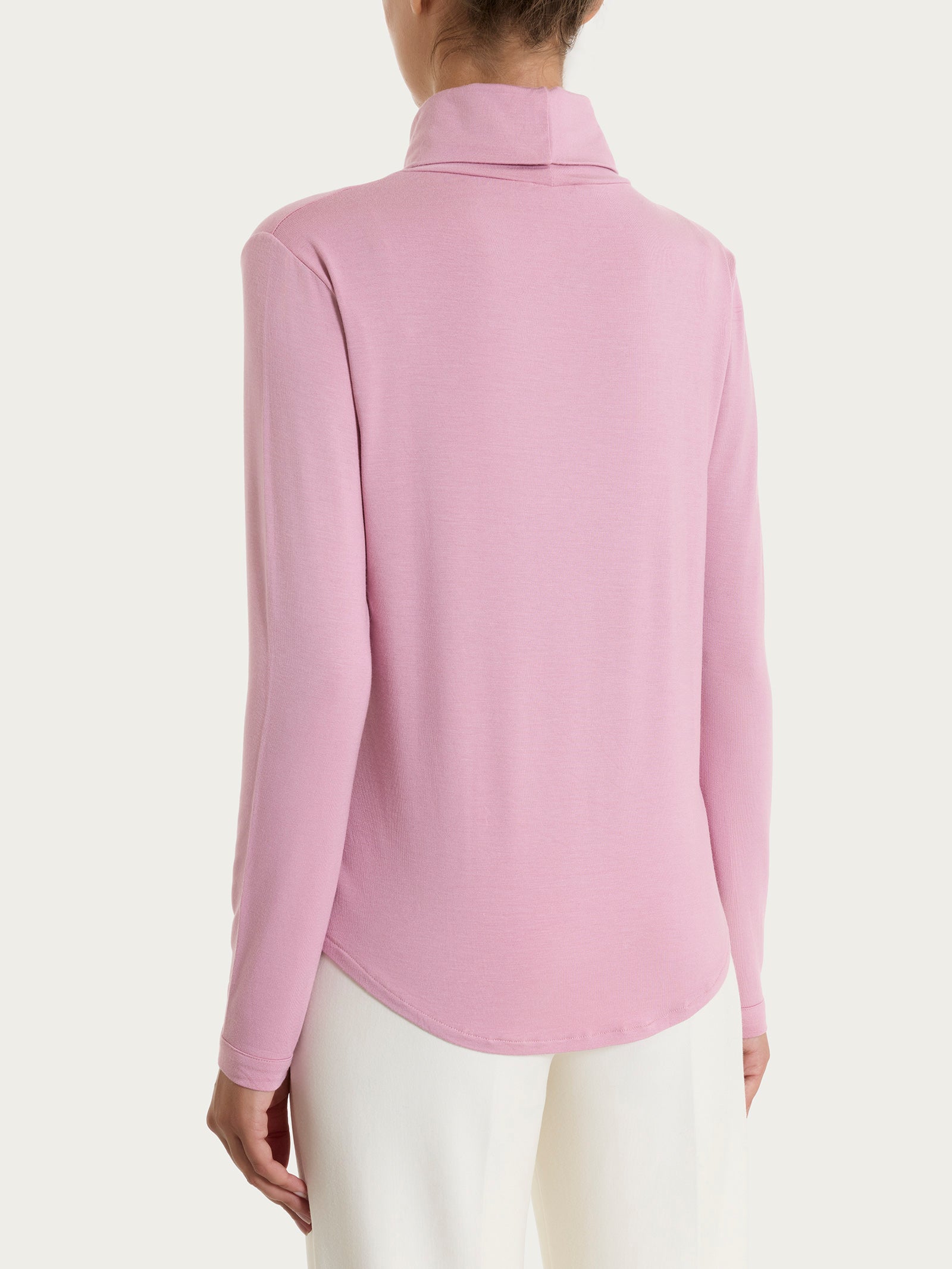 Ragno Eco Viscosa Dolcevita Collo Alto Lilas