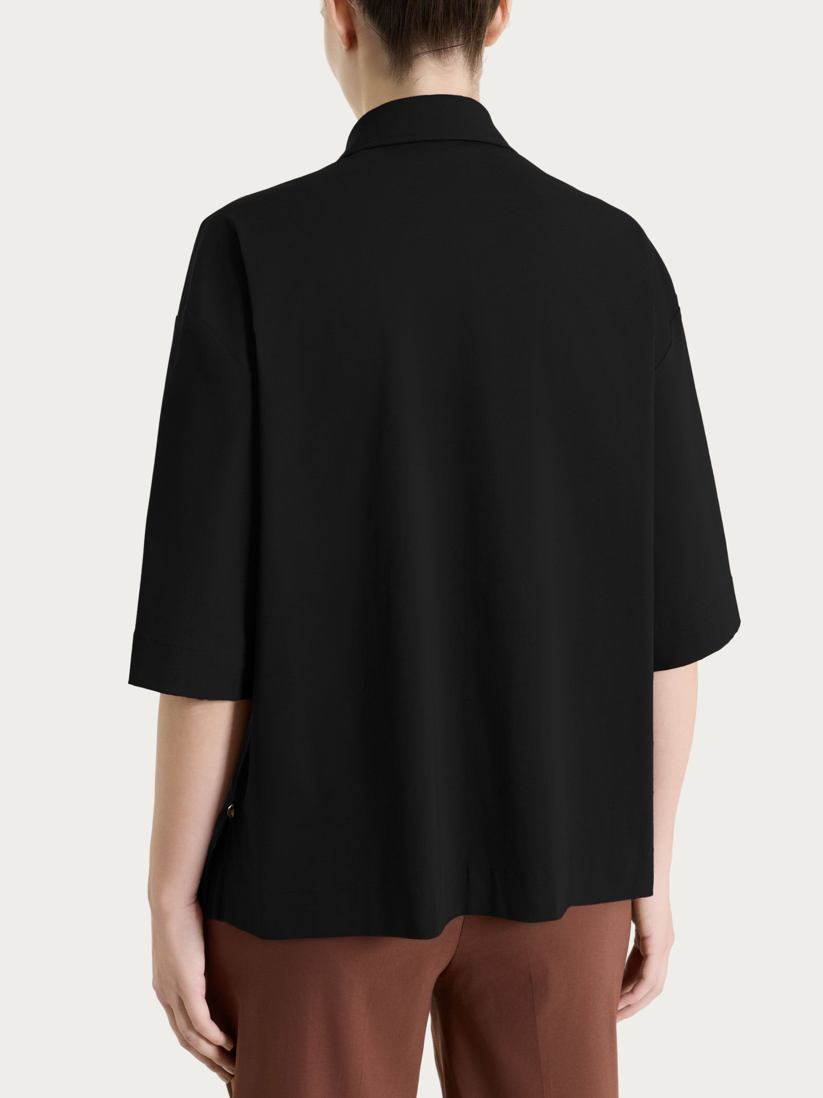 Ragno Super Fresh Camicia manica corta nero ingualcibile