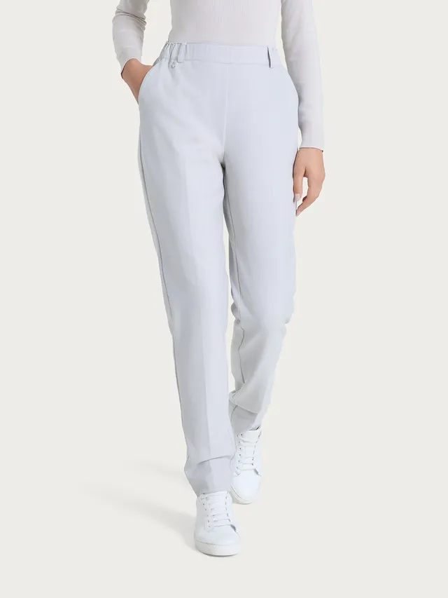 Ragno Compact Pantalone Chino Slim Ghiaia Mel.