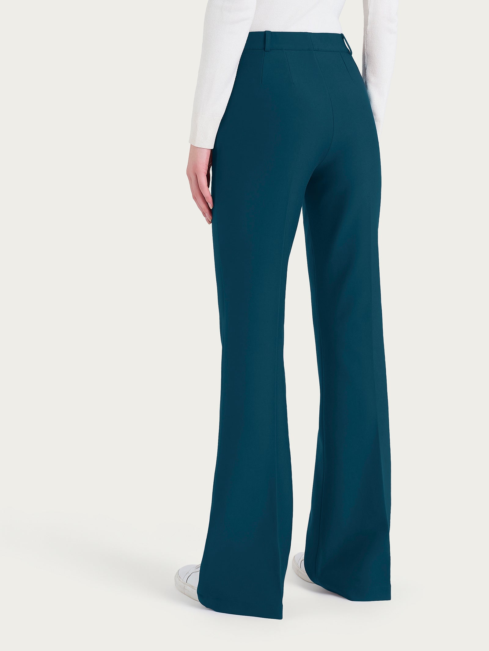 Ragno Compact The Flare pantalone blu con tasche Reflecting Pond