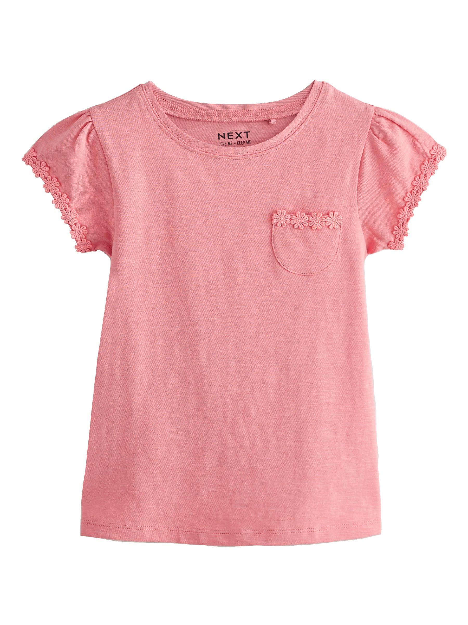 Next T-shirt bambina cotone margherite 8 anni 3 pezzi