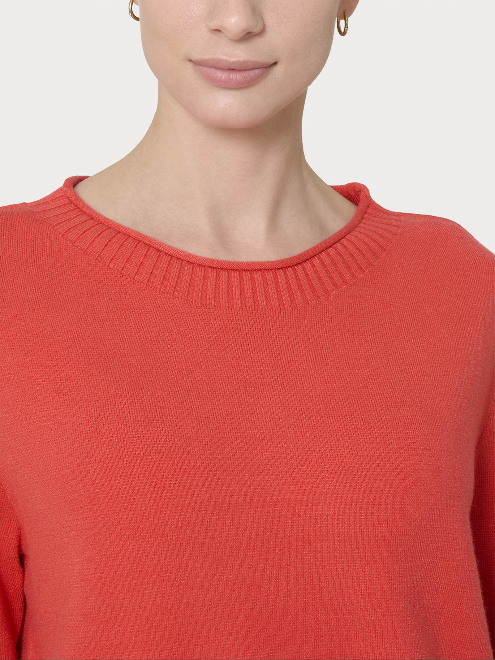 Ragno Super Soft Girocollo maglia Cayenne manica lunga