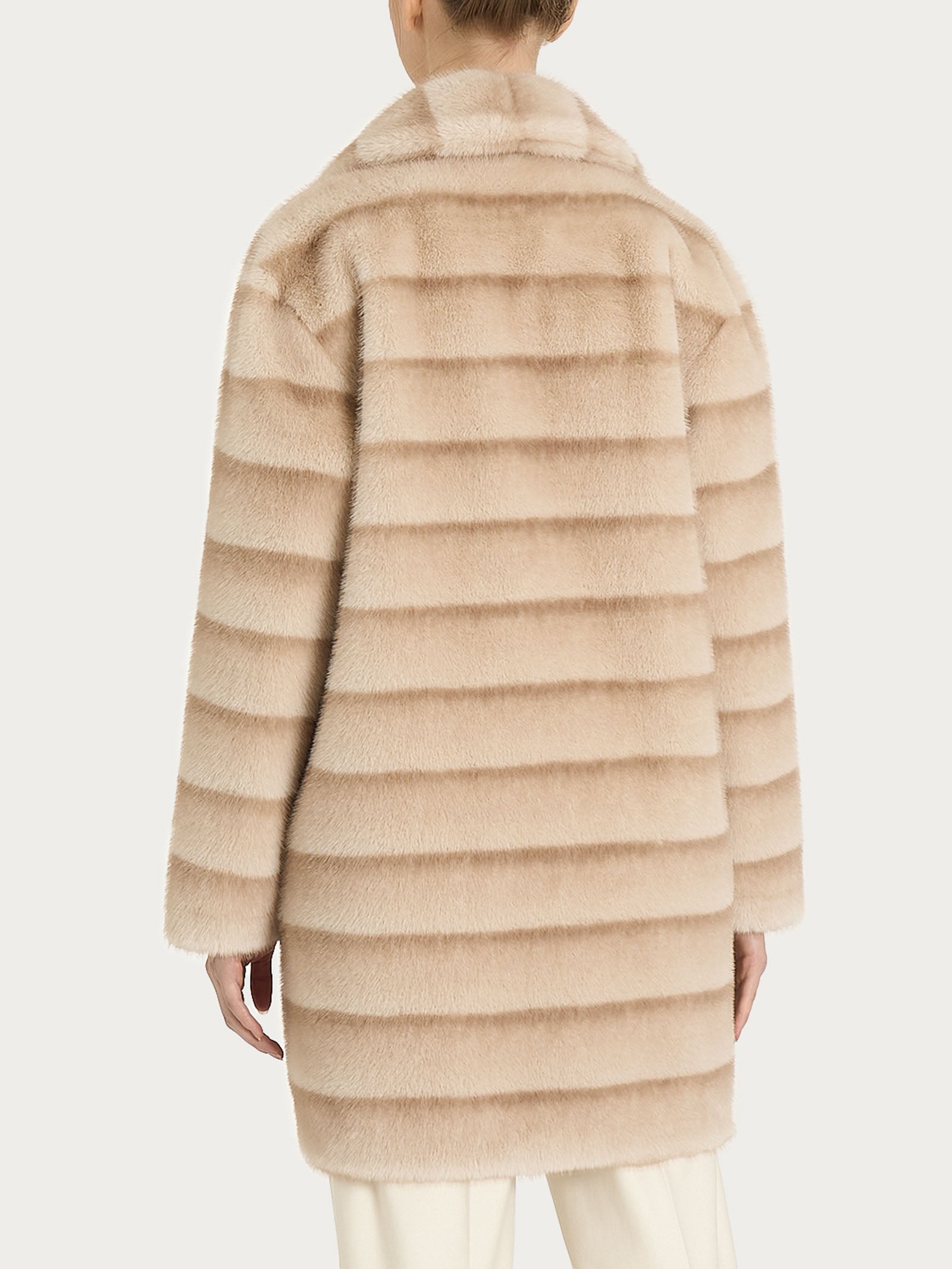 Ragno Comfort Cappotto double-face champignon revers