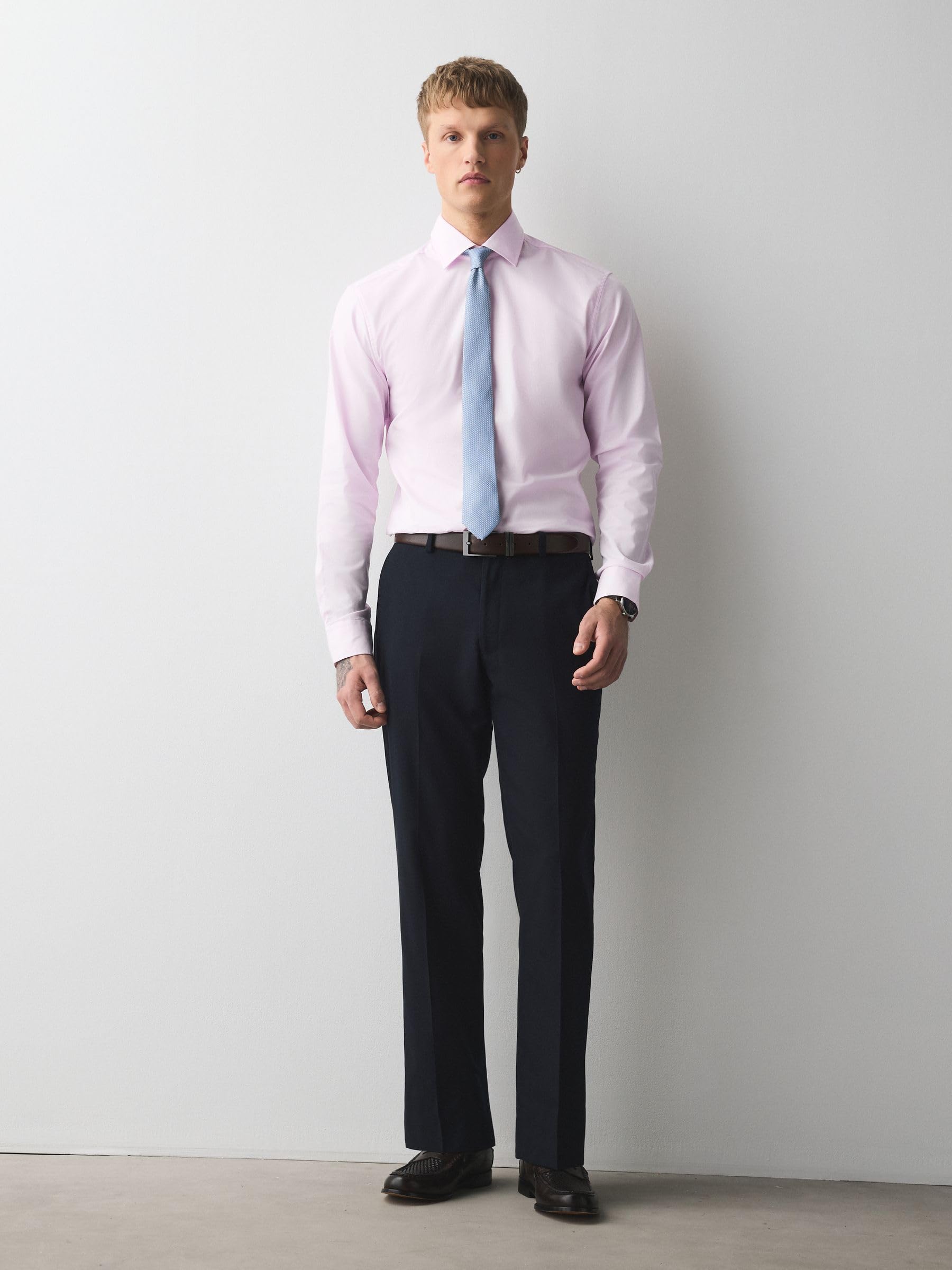 Next N. Premium camicia uomo cotone elasticizzato slim