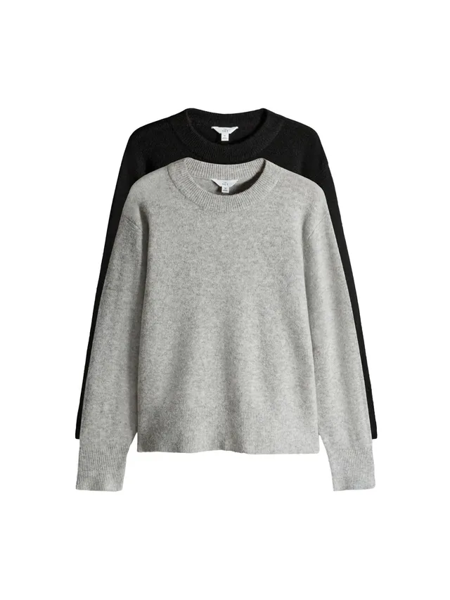 Geo Next The Set Maglione Lana Girocollo 2 Pezzi
