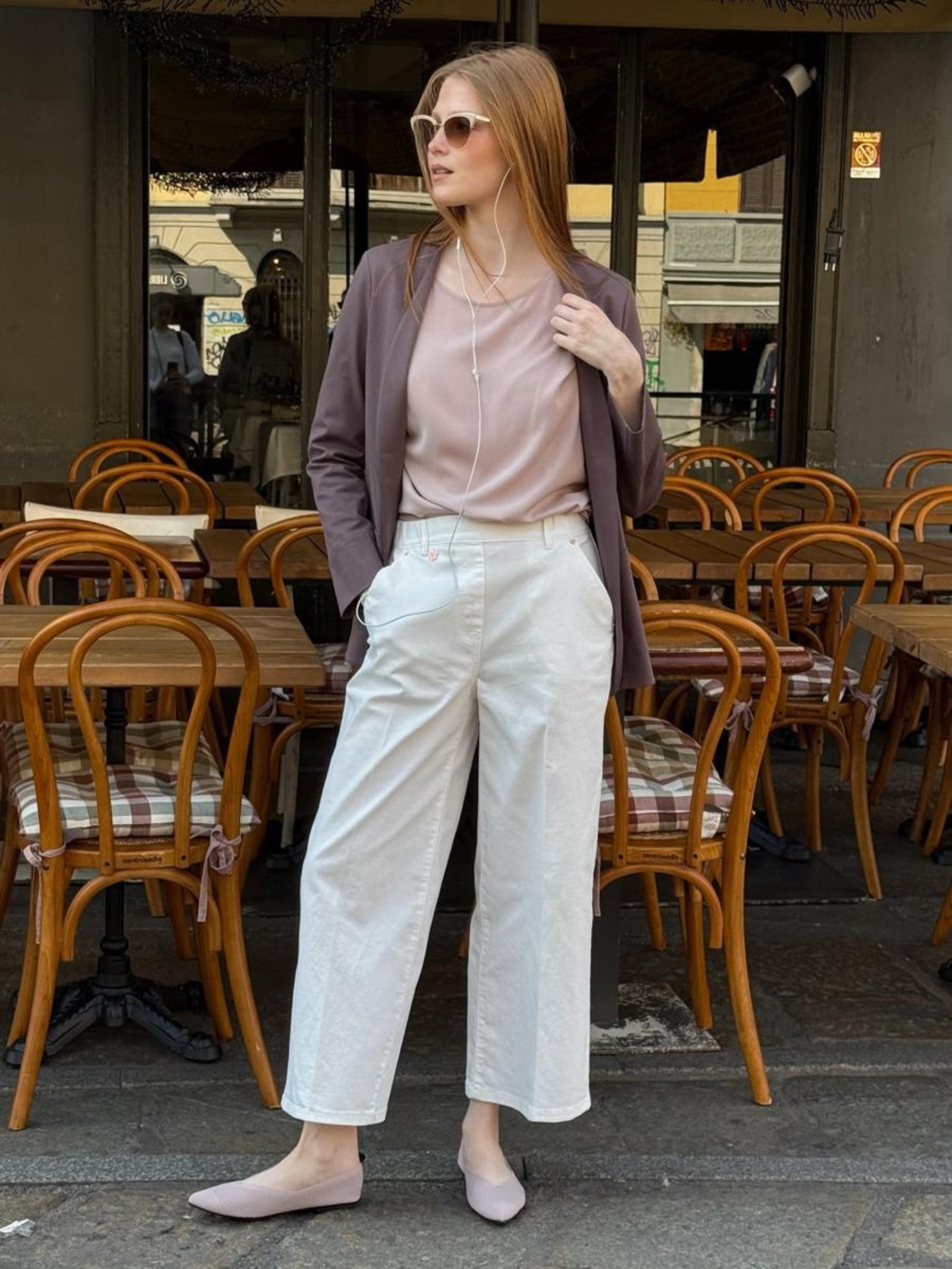 Ragno Super Denim jeans caviglia bianco wide leg