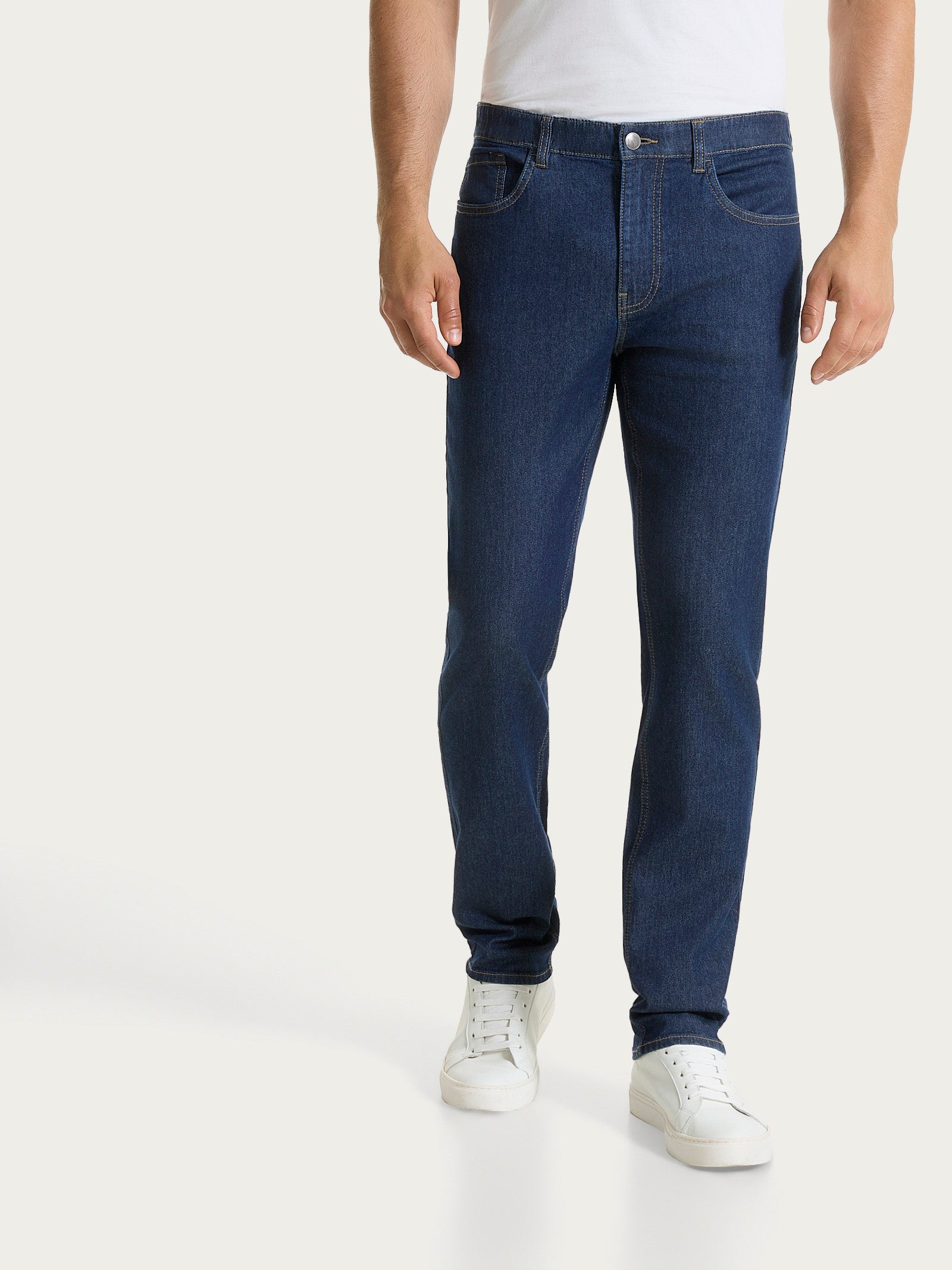 Ragno Super Denim Jeans 5 tasche indigo cotone elasticizzato
