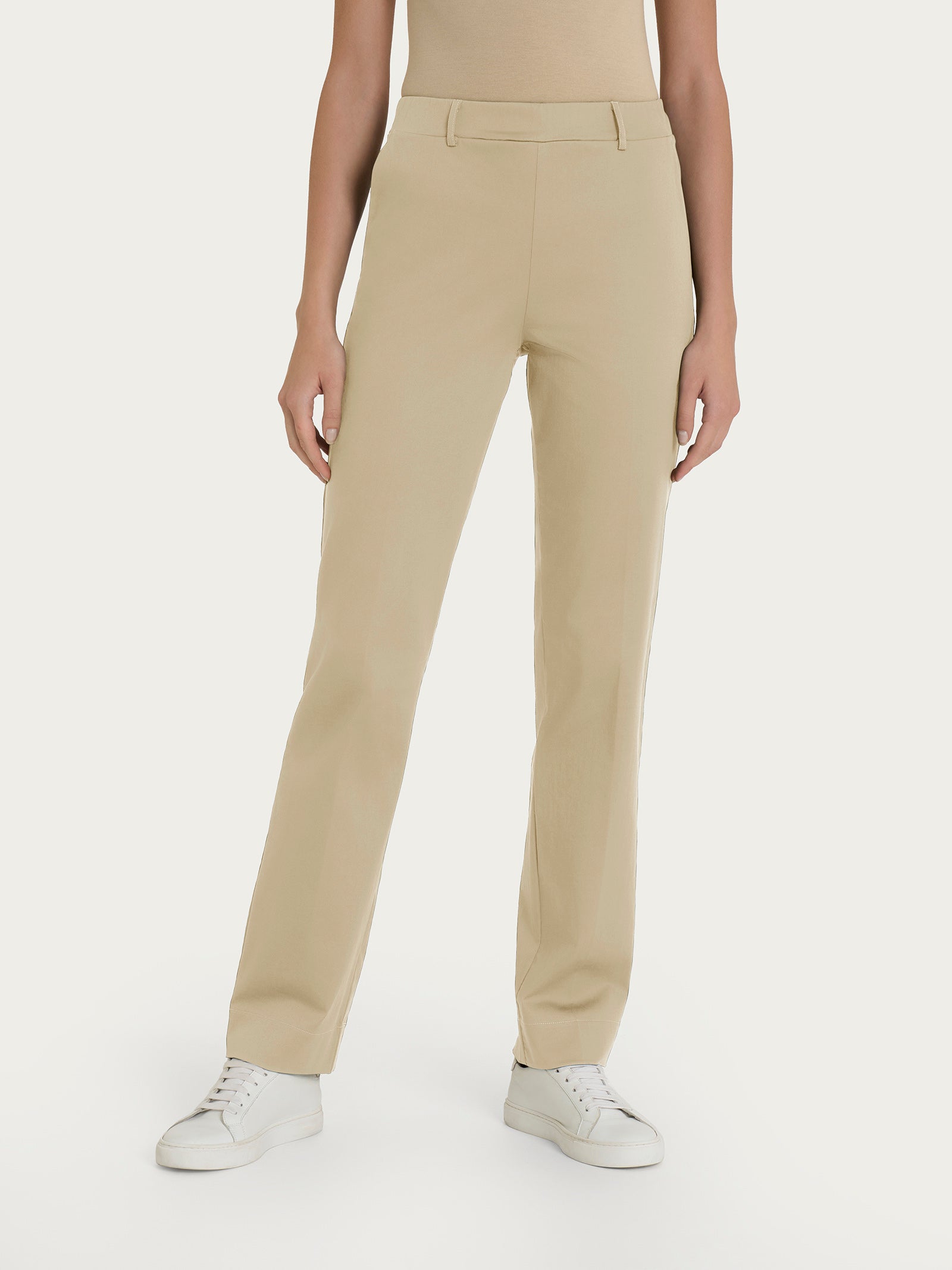 Ragno Satin Power The Straight Leg pantalone Irish Cream cotone