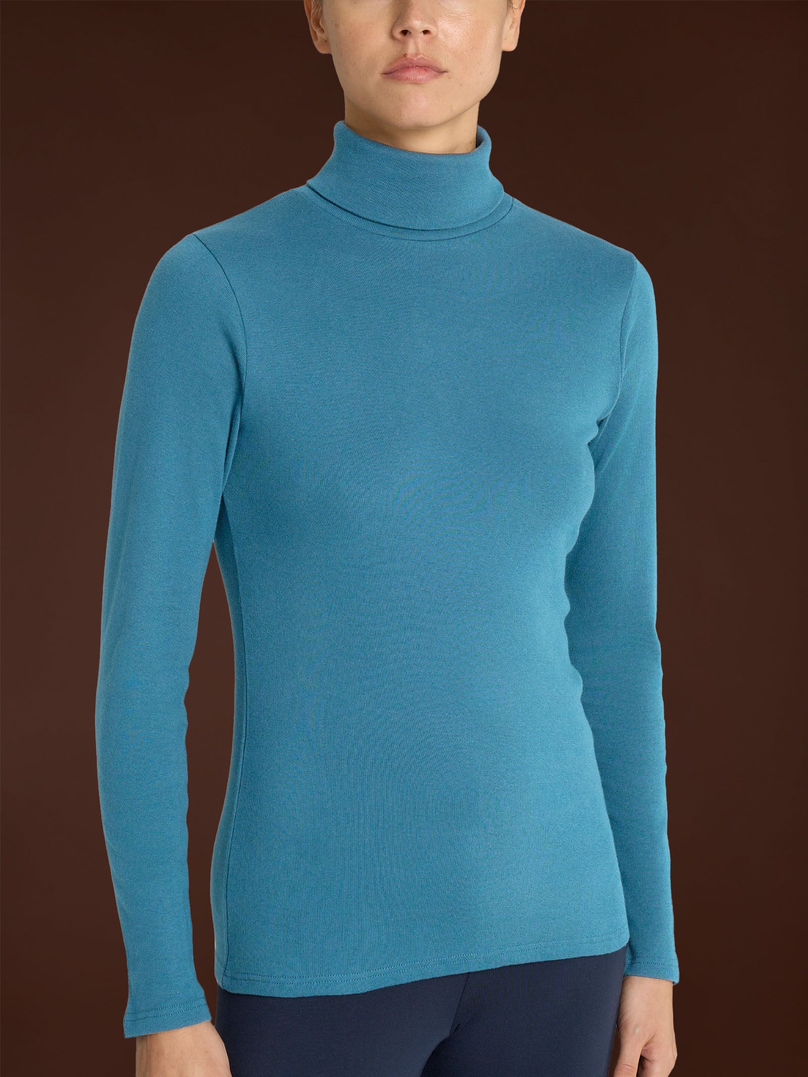 Ragno Thermo Cotton dolcevita blue eyes cotone