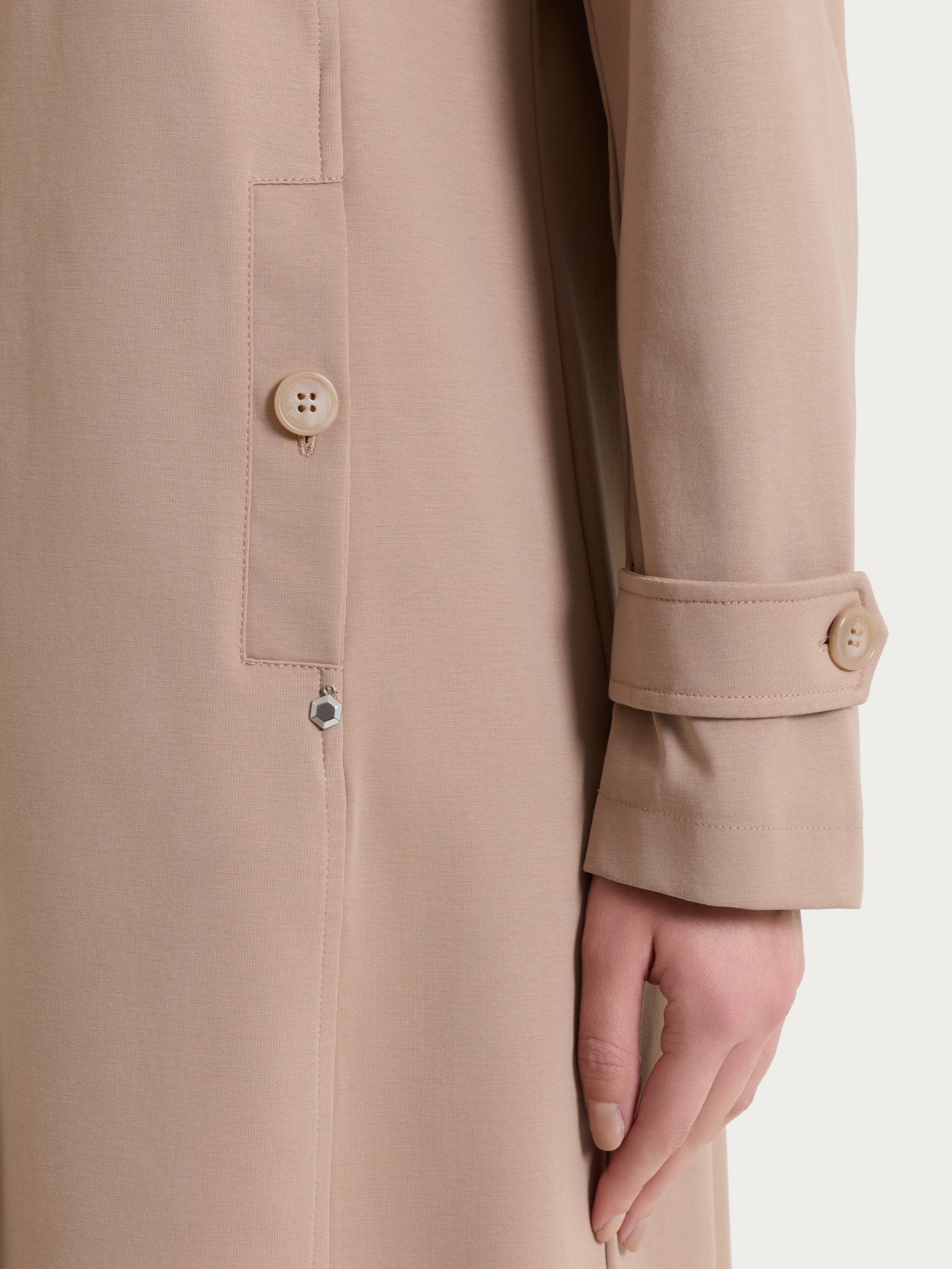 Ragno Compact Light trench lungo Compact Light warm taupe