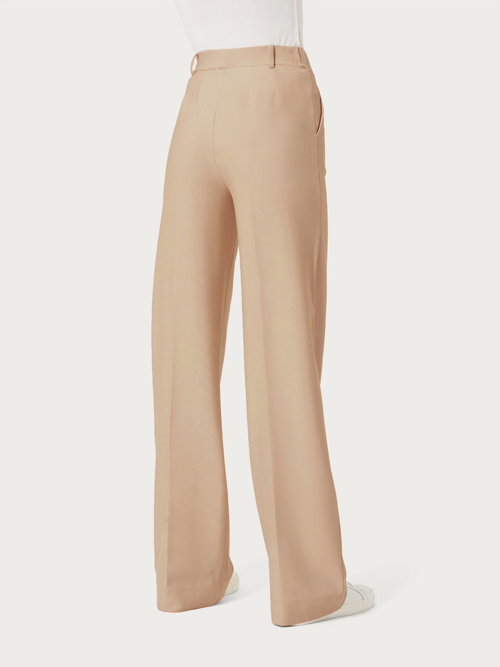 Ragno Compact The Wide Leg pantalone Irish Cream