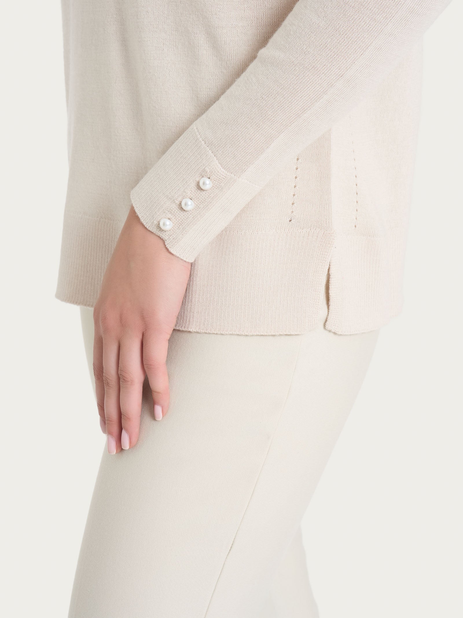 Ragno Merino Soft Lupetto pullover champignon lana