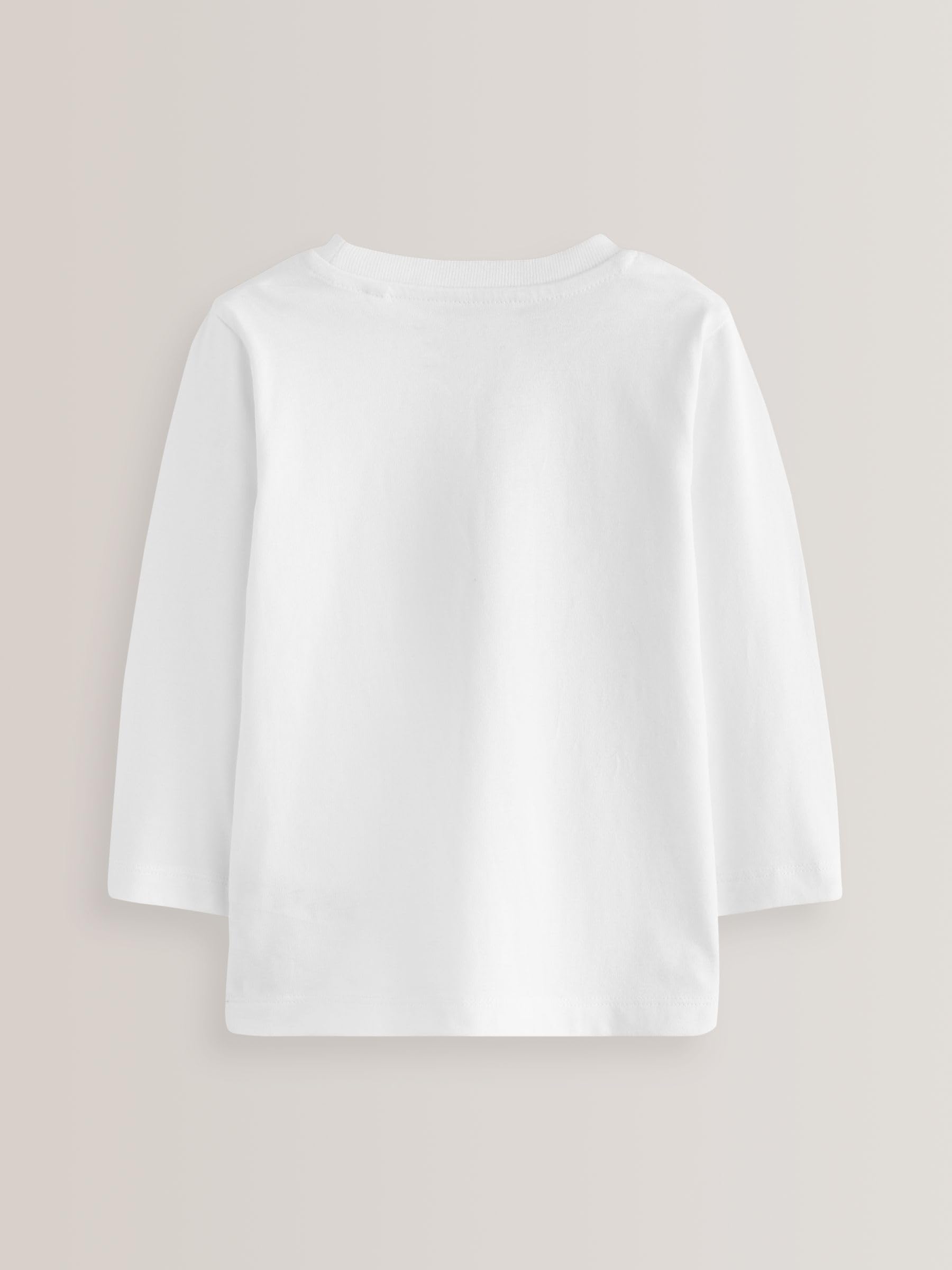 Next Magliette Manica Lunga Bambino 5 Pezzi Cotone